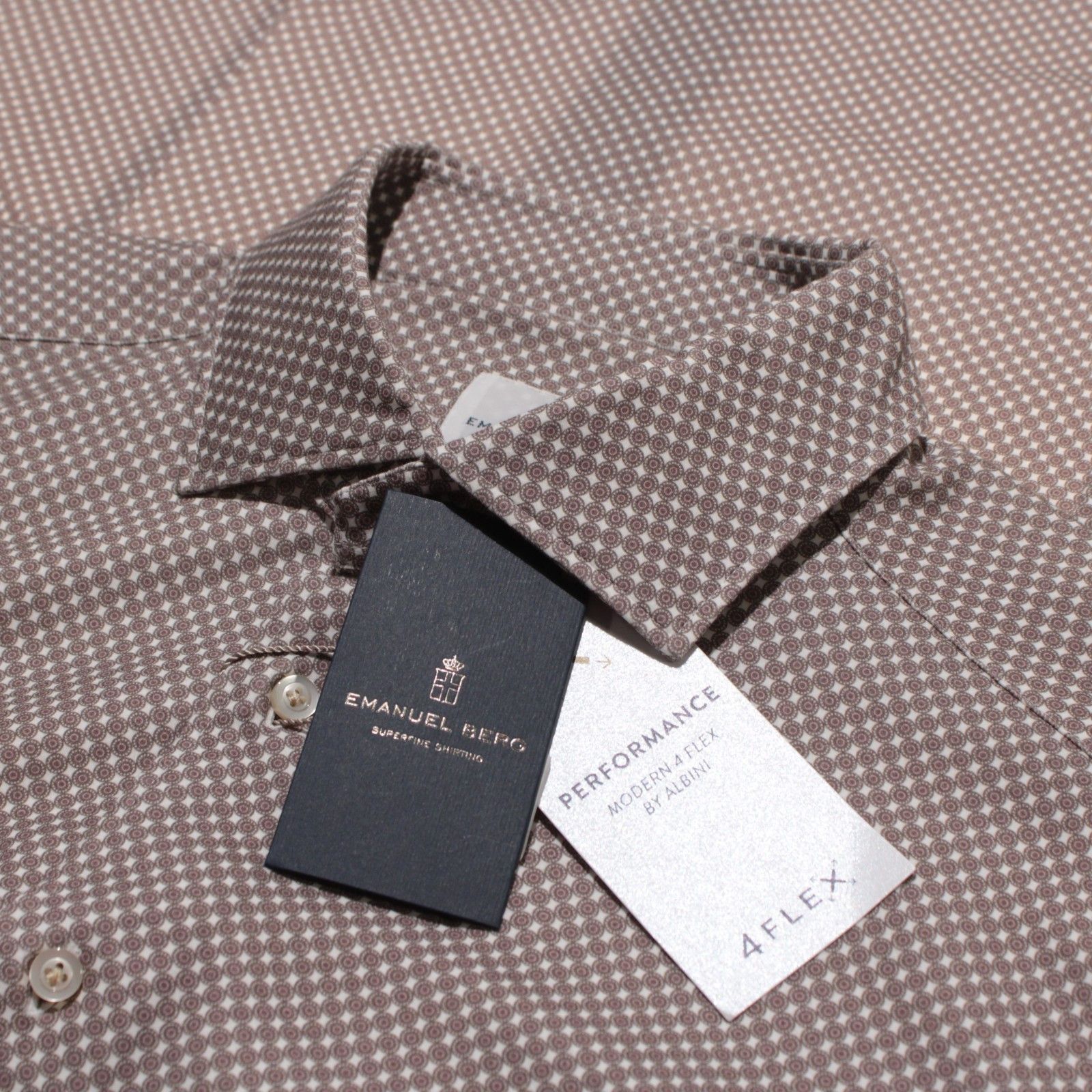 Other Emanuel Berg New with tags Shirt Size XL US In Brown Size US XL / EU 56 / 4 - 1 Thumbnail
