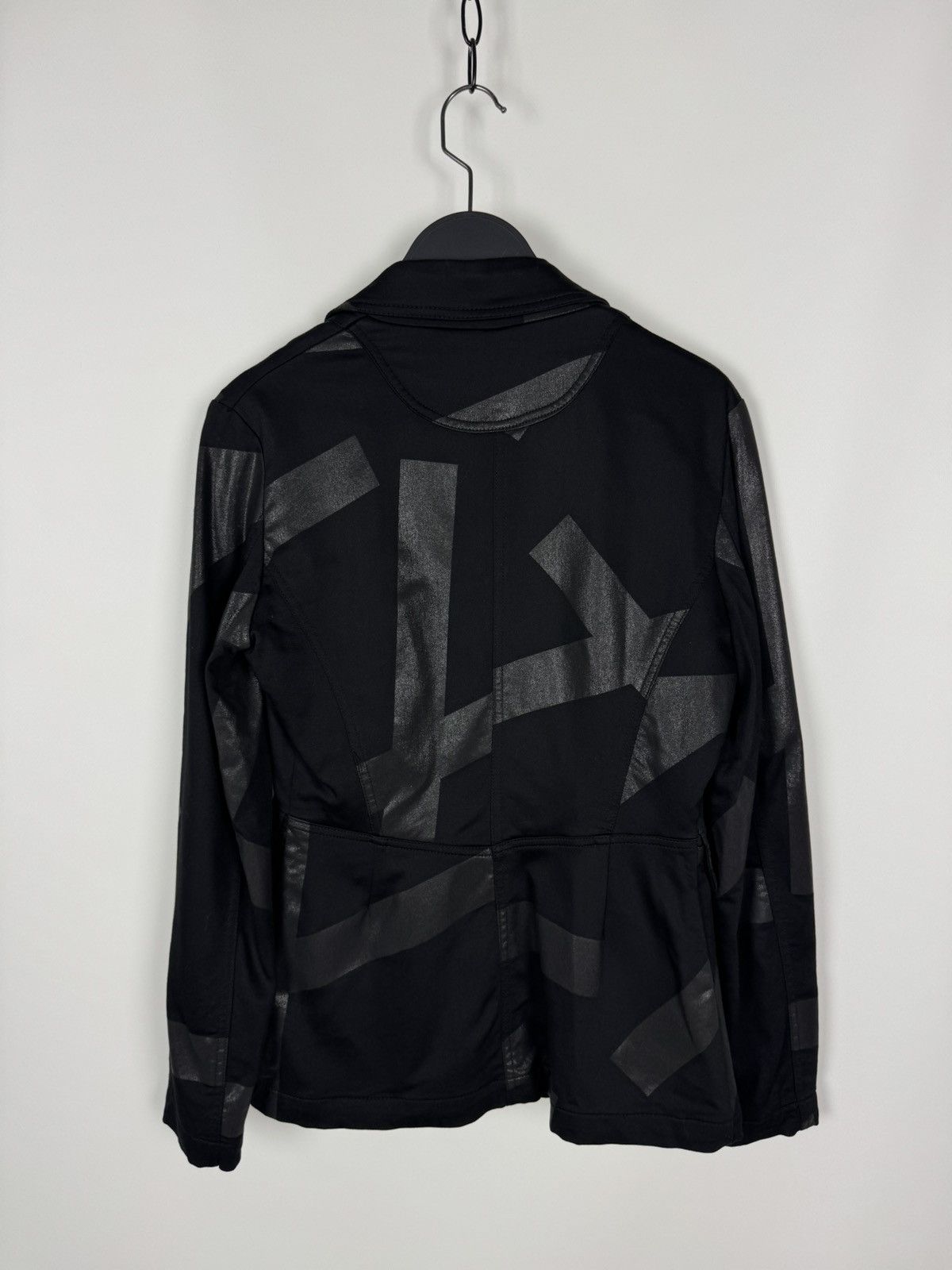 Kenzo Y2K Vintage Kenzo Jeans Abstract Black Women’s Blazer Jacket Size XS / US 0-2 / IT 36-38 - 9 Thumbnail