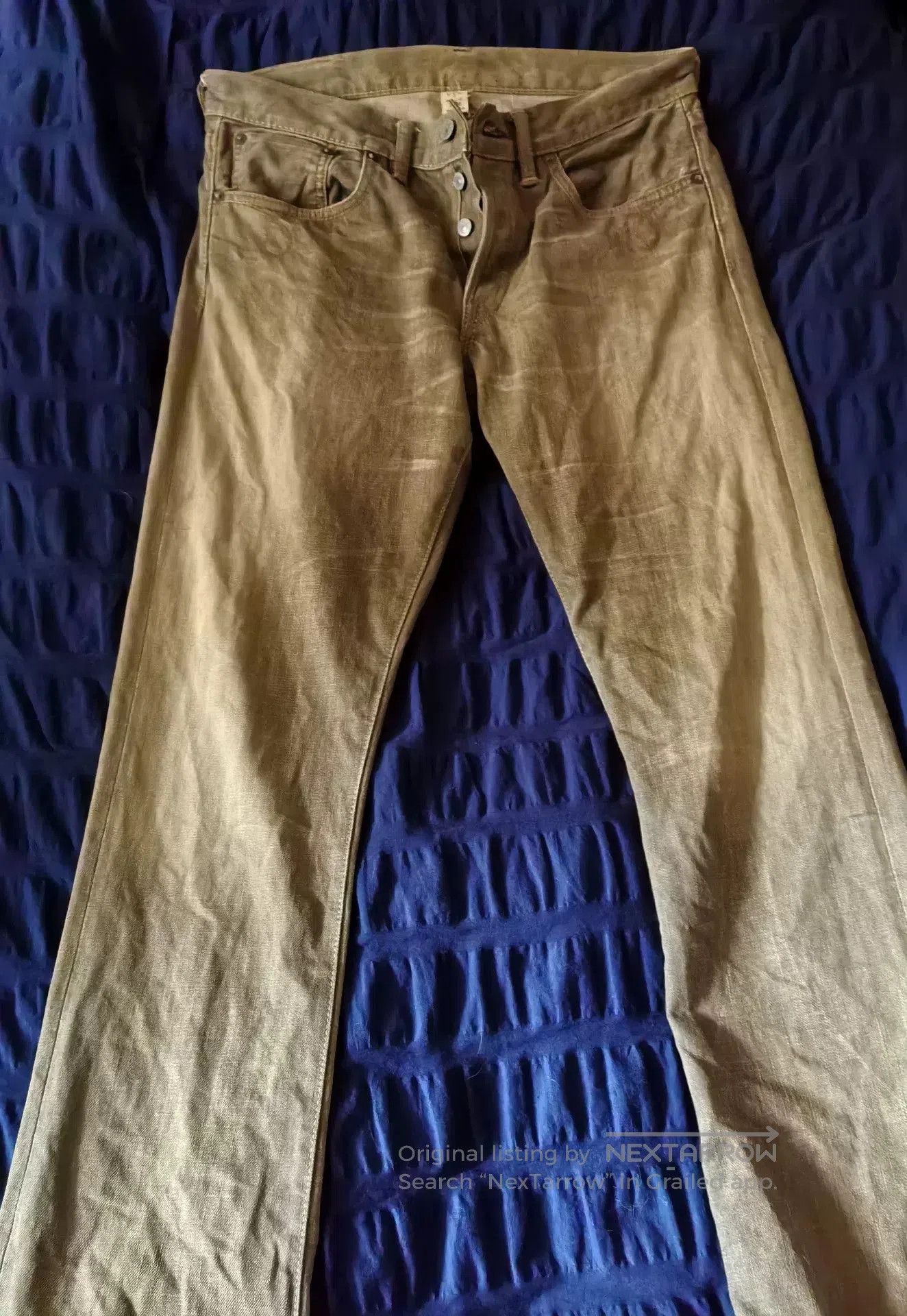 RRL Ralph Lauren RRL Vintage Slim Bootcut Jeans. Size US 30 / EU 46 - 3 Thumbnail
