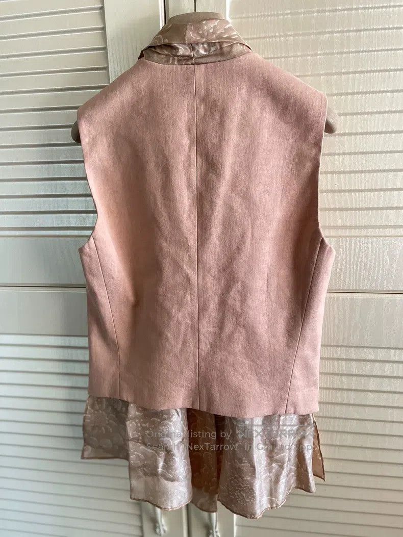 Brunello Cucinelli Brunello Cucinelli Scarf Style Fake Two Piece Vest Size S / US 4 / IT 40 - 2 Thumbnail