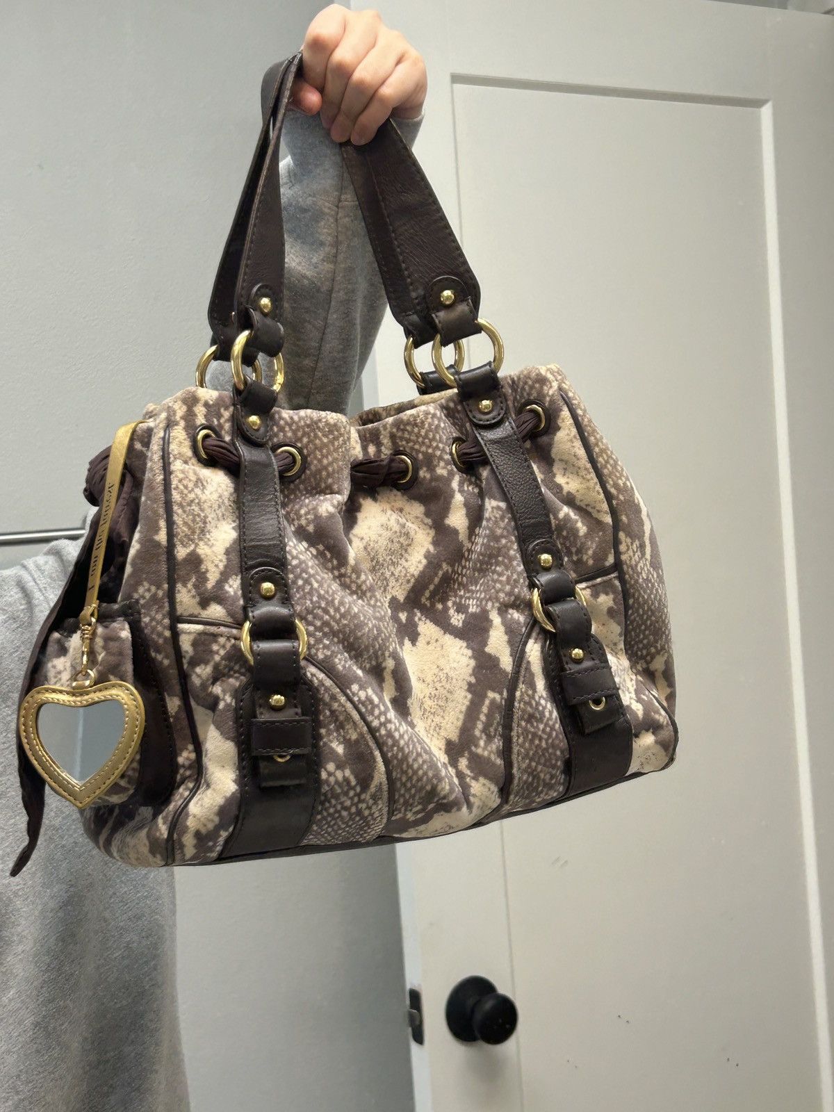 Juicy Couture × Vintage Python Print Rare vintage Juicy Couture Daydreamer tote bag Size ONE SIZE - 3 Thumbnail