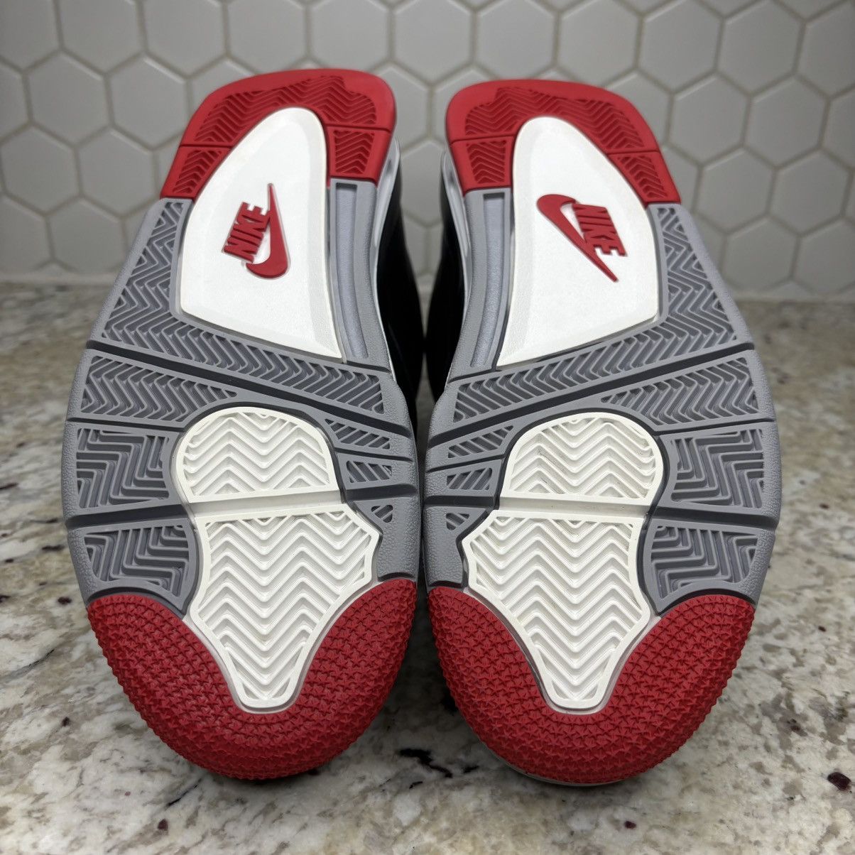 Jordan Brand Size 9 - Jordan 4 Retro Bred Reimagined WORN LIGHTLY W/BOX Size US 9 / EU 42 - 10 Thumbnail