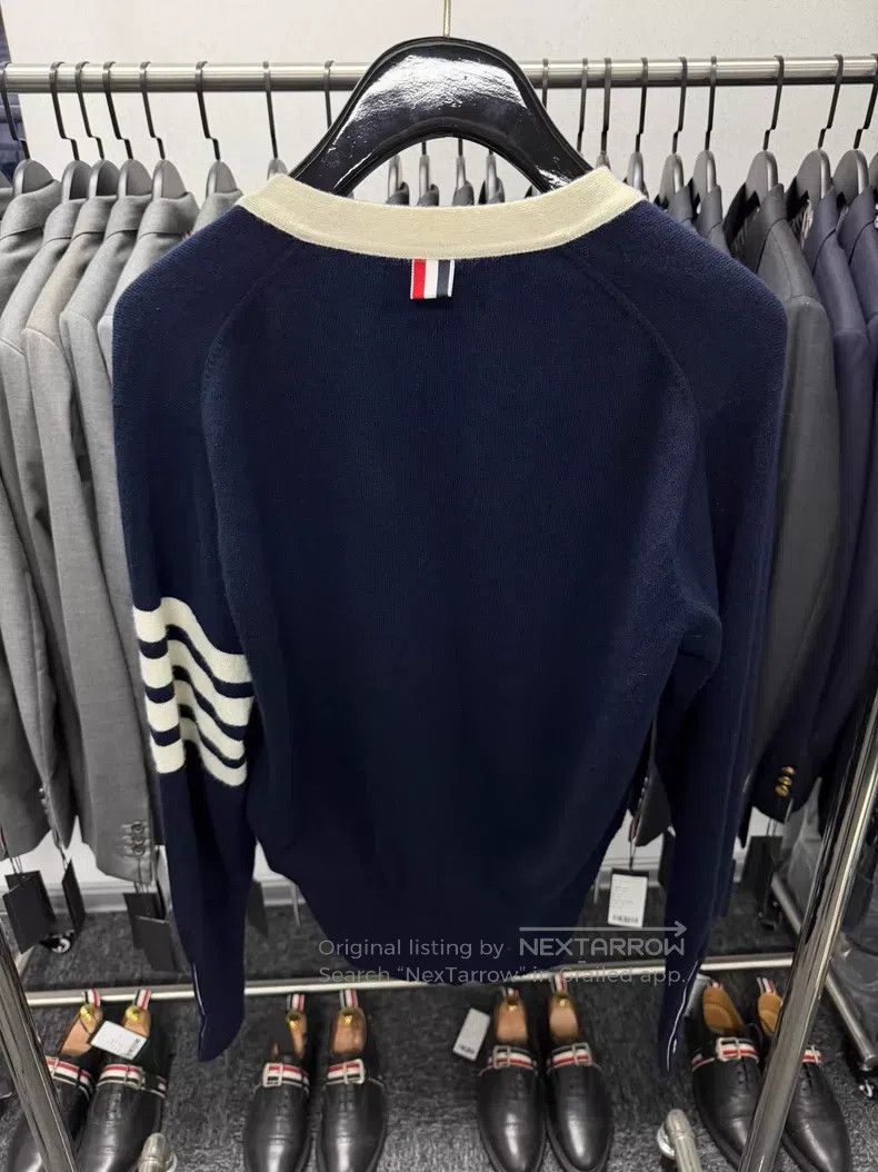 Thom Browne Thom Browne Cashmere Cardigan Size US L / EU 52-54 / 3 - 2 Thumbnail