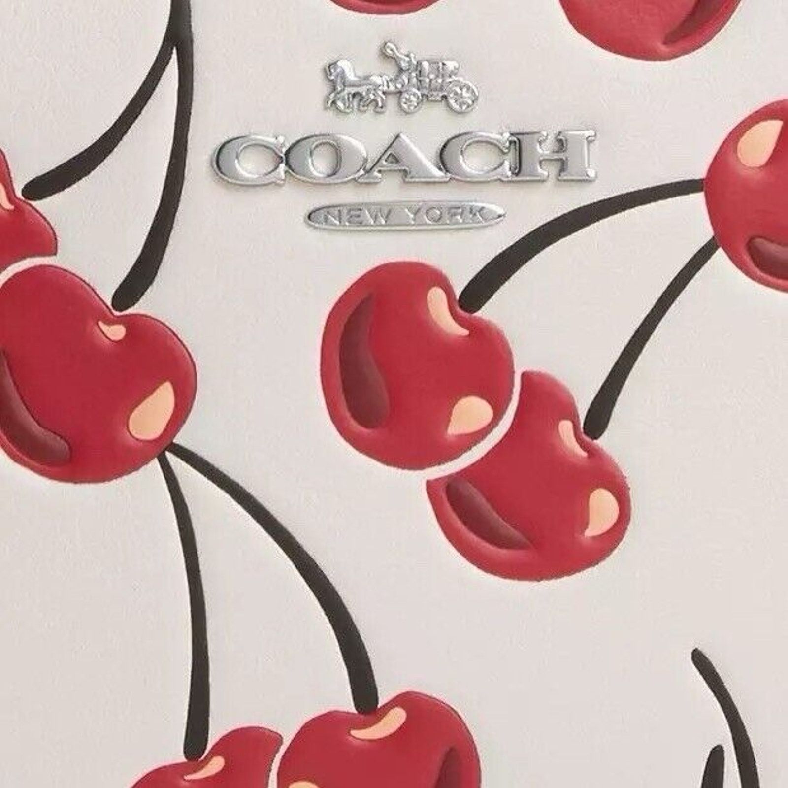Coach NWT Coach CAB04 Mini Jamie Camera Bag Smooth Leather Cherry Size ONE SIZE - 5 Thumbnail