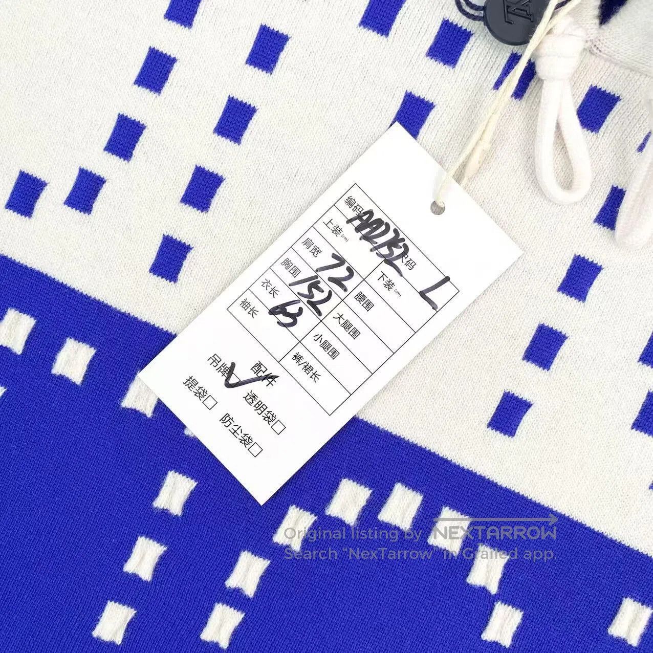 Louis Vuitton Louis Vuitton 23SS letter logo intarsia hoodie| Size L / US 10 / IT 46 - 7 Thumbnail