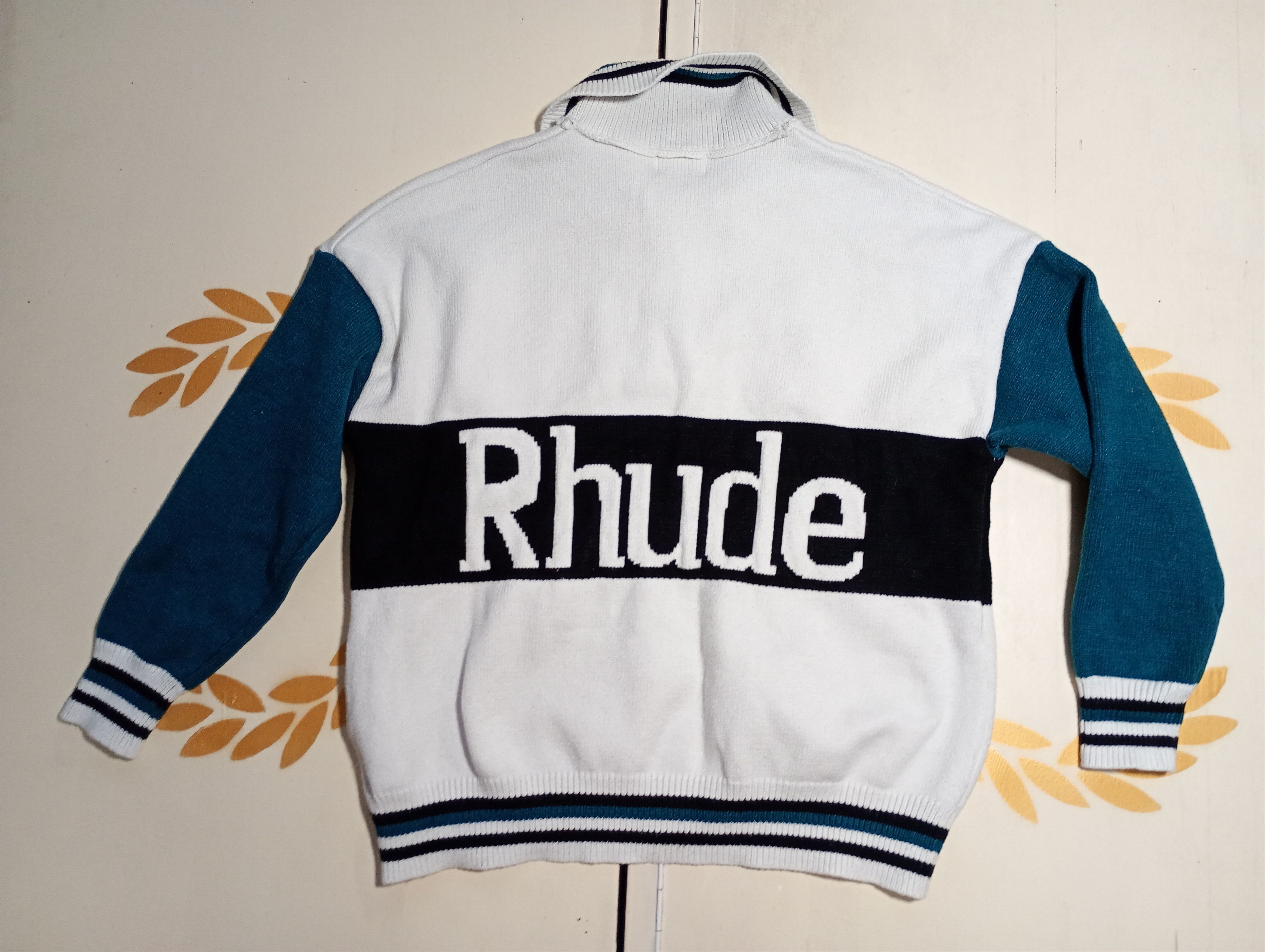 Rhude Rhude Knit Logo Rugby Sweater Size US M / EU 48-50 / 2 - 8 Thumbnail