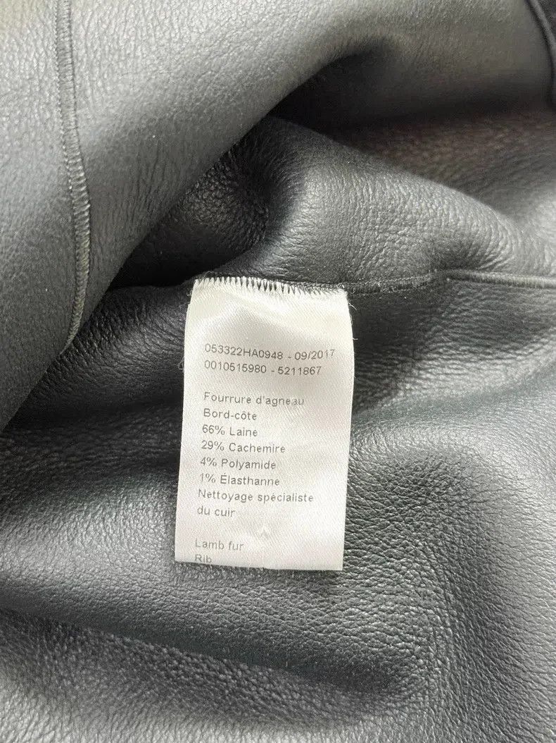 Hermes Hermes Men's Fur and Leather Integrated Jacket, 66% Wool, Size M / US 6-8 / IT 42-44 - 5 Thumbnail