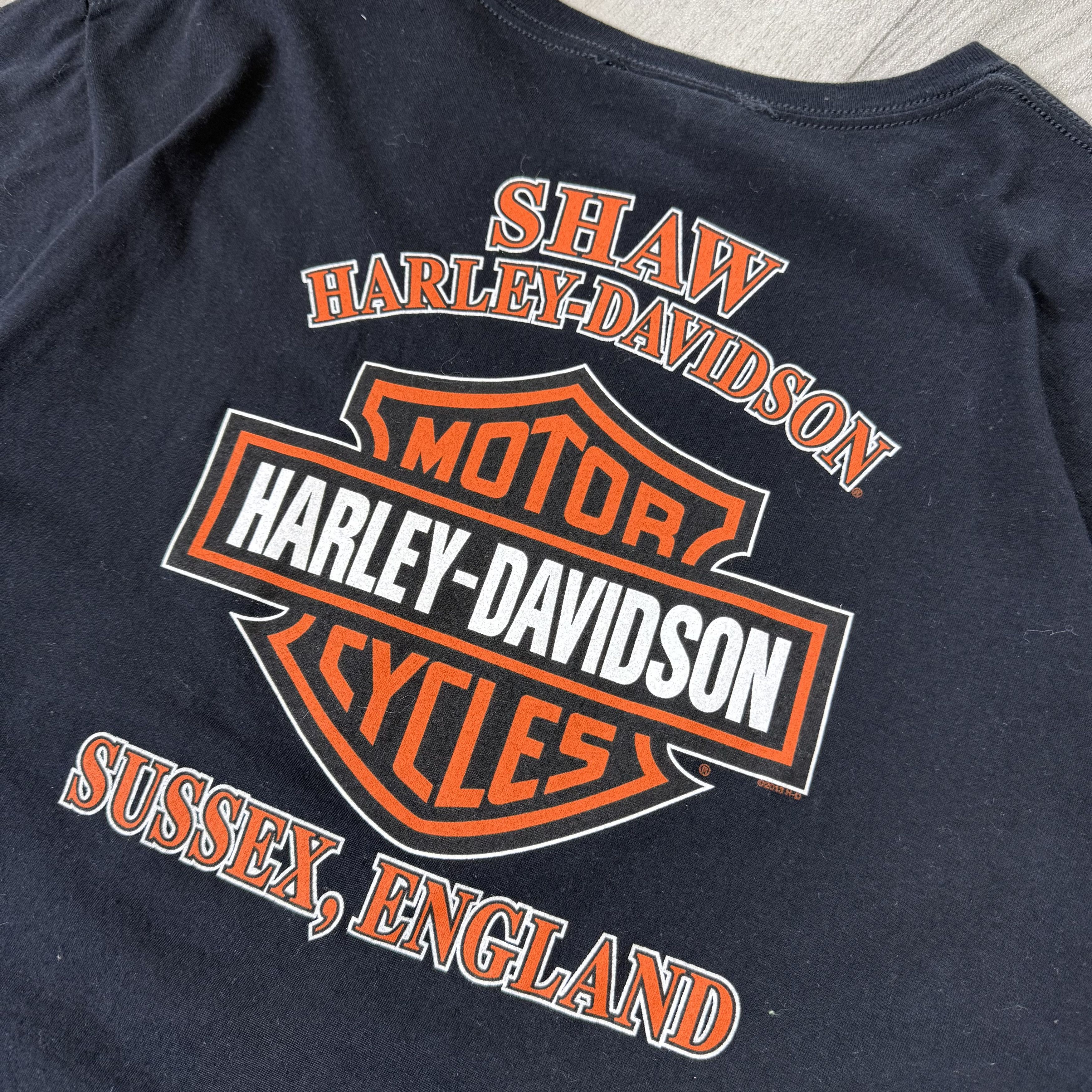 Harley Davidson Vintage Harley Davidson 90s Graphic Tee Shirt Black L Size US L / EU 52-54 / 3 - 14 Thumbnail