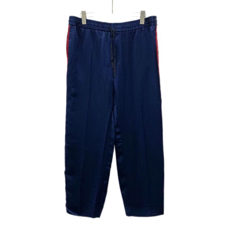 Gucci Gucci Dark blue side stripe logo letter drawstring casual w Size US 38 / EU 54 - 1 Thumbnail