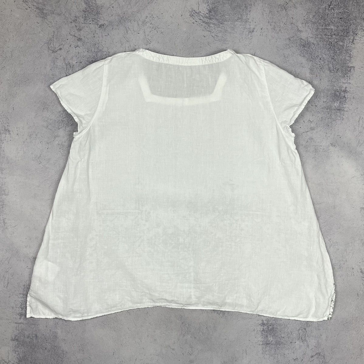 Other Elemente Clemente ladies avant garde lagenlook linen blouse Size L / US 10 / IT 46 - 10 Thumbnail
