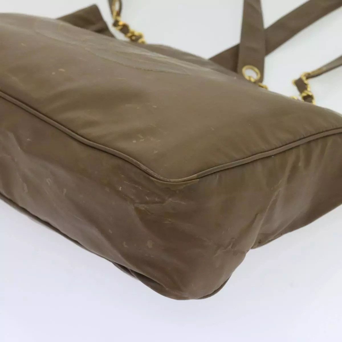 Chanel CHANEL Chain Shoulder Bag Patent leather Brown CC Auth Size ONE SIZE - 8 Thumbnail