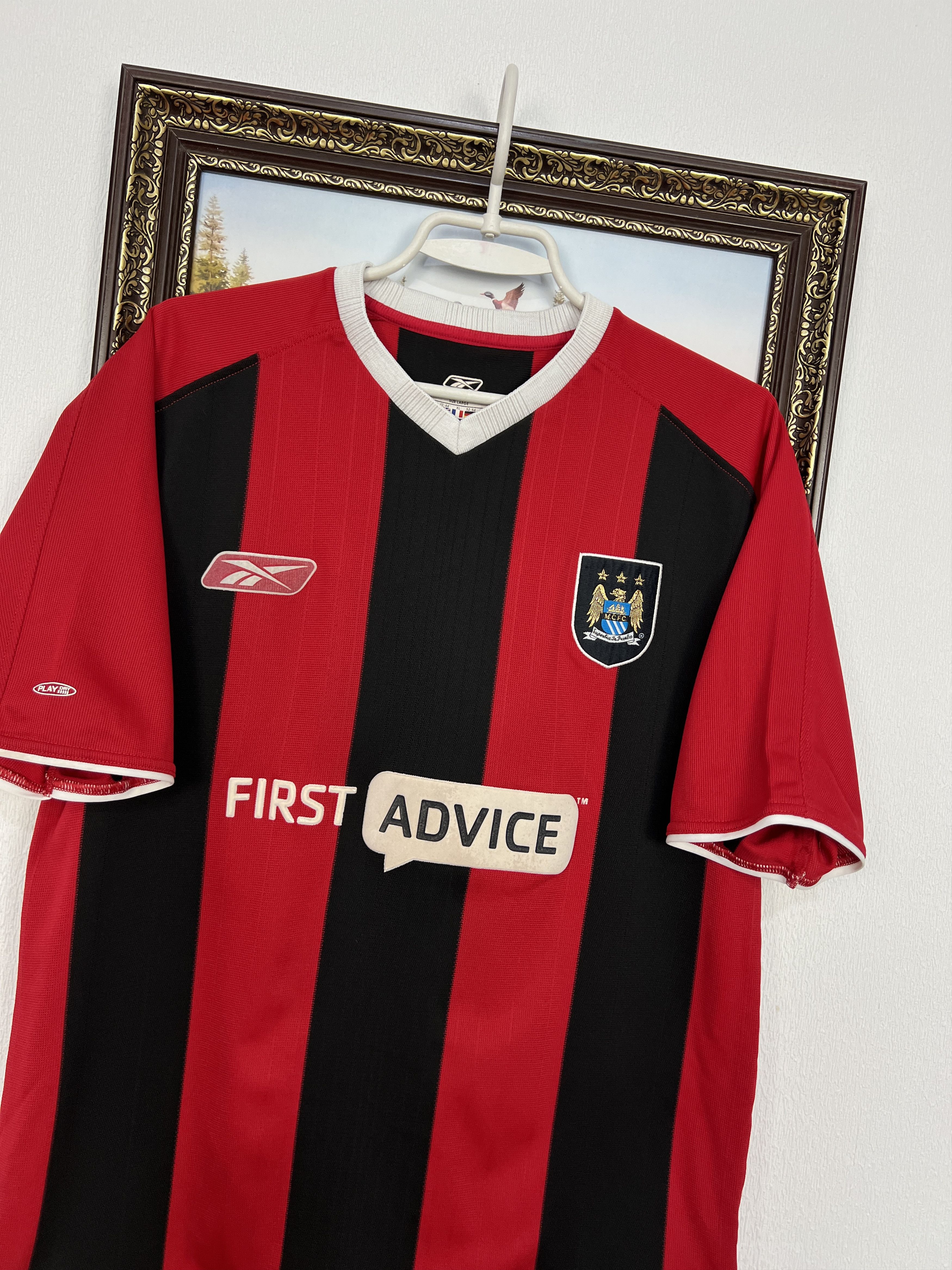 Reebok Manchester City Away football shirt 2003 Soccer Reebok Size US L / EU 52-54 / 3 - 3 Thumbnail
