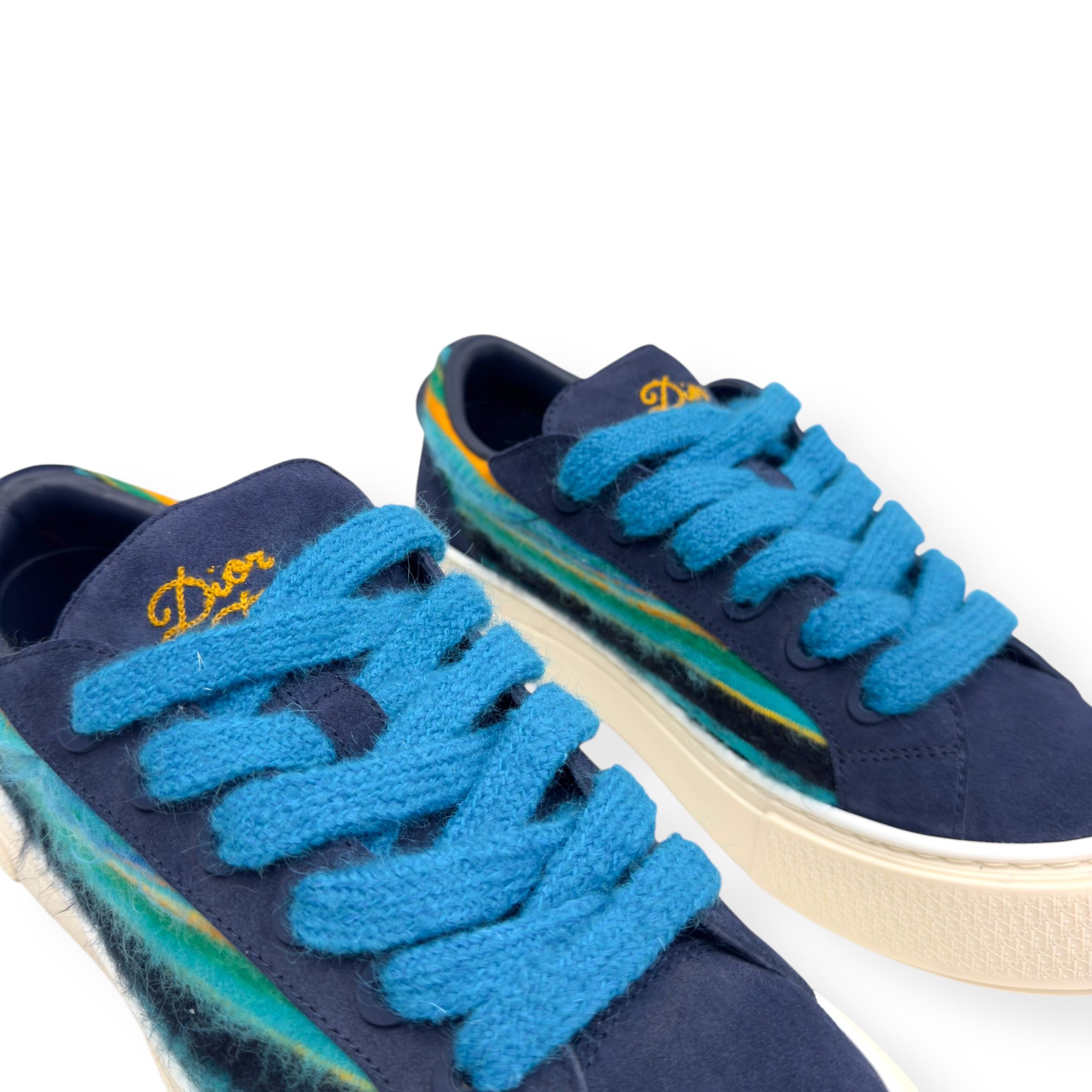 Dior DIOR X DENIM TEARS B33 MOHAIR SNEAKER BLUE 42 / UK8 Size US 9 / EU 42 - 7 Thumbnail