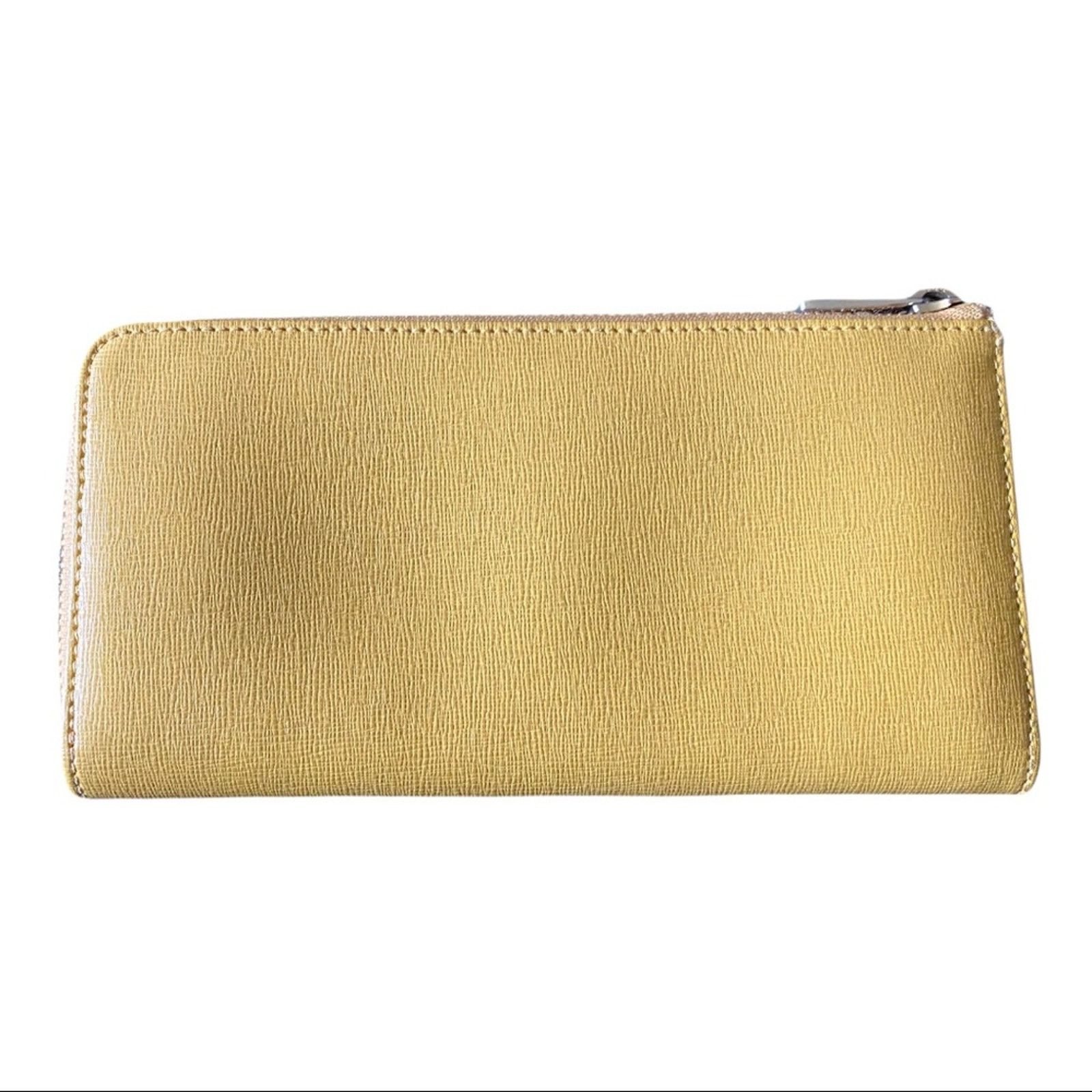 Furla Furla Leather Yellow Zip Zippy Accordion Wallet EUC Size ONE SIZE - 2 Thumbnail