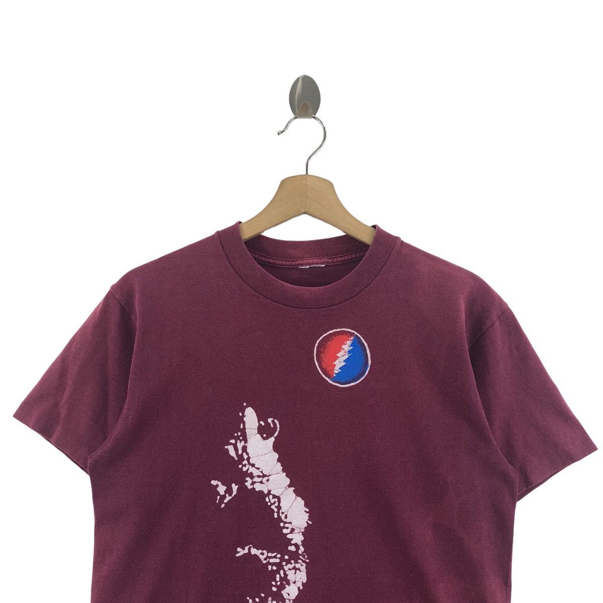 Grateful Dead × Vintage Pick!! Vtg 1996 GRATEFUL DEAD Wolf Faded Top Tee Tshirt Size US S / EU 44-46 / 1 - 6 Thumbnail