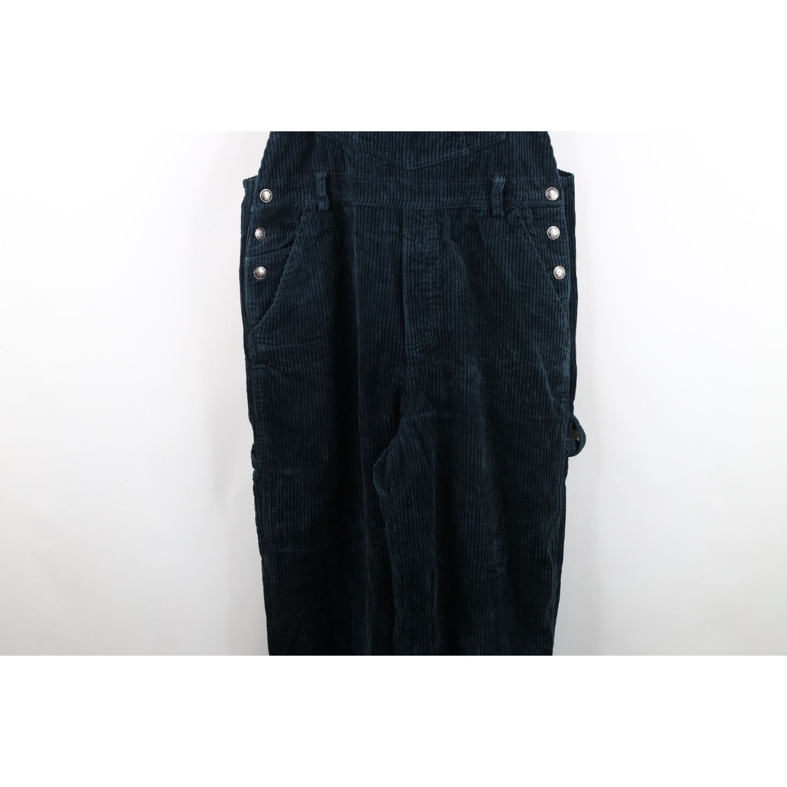 Vintage Vintage 90s Looney Tunes Faded Corduroy Overalls Size 32" / US 10 / IT 46 - 3 Thumbnail