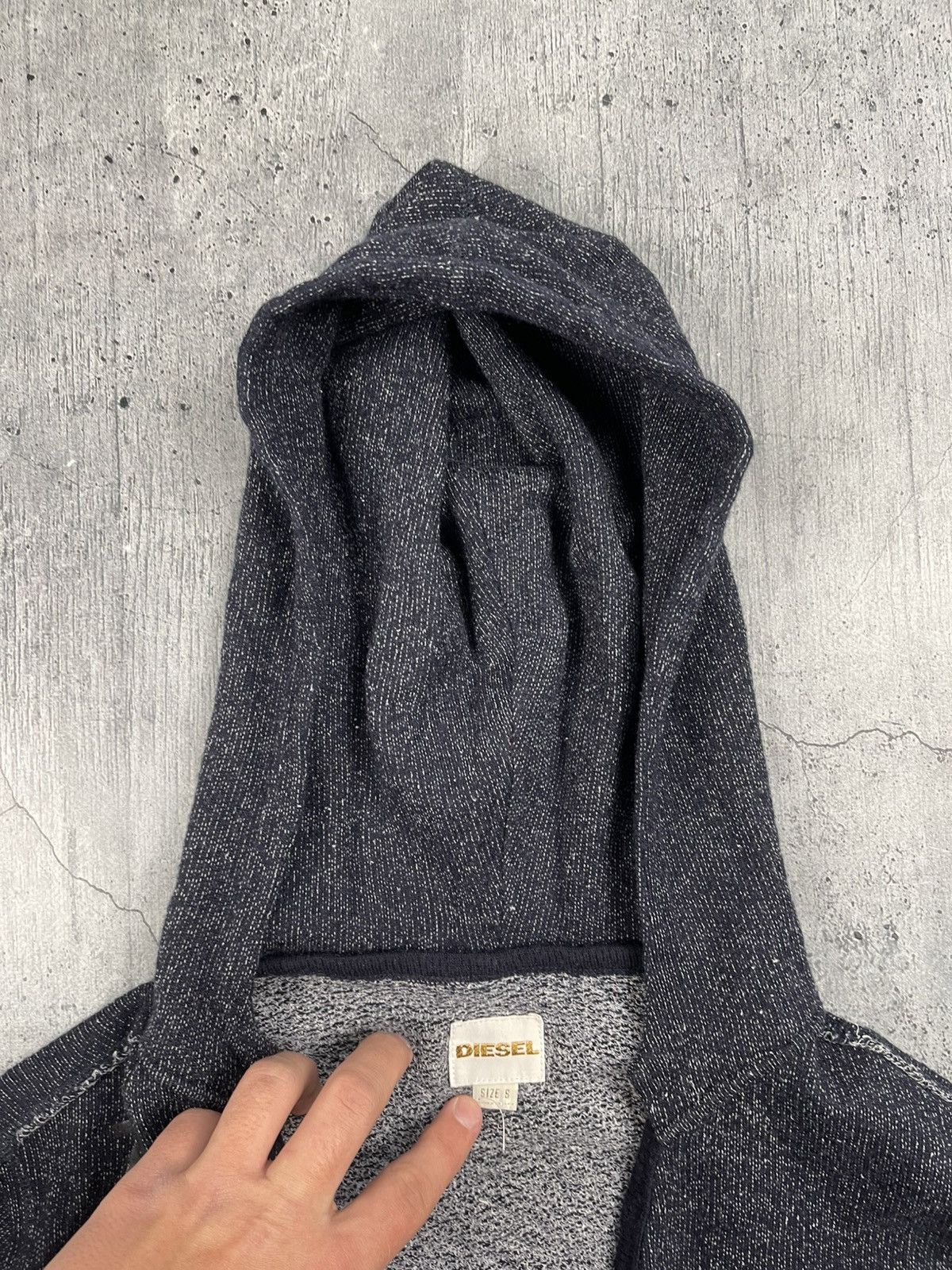Diesel × Vintage Vintage Diesel Hoodie Avant Garde Size US S / EU 44-46 / 1 - 4 Thumbnail