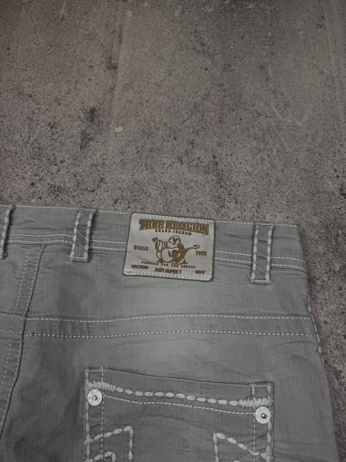 True Religion Vintage True Religion Y2K Baggy Flared Japanese Silver Jeans Size US 36 / EU 52 - 9 Thumbnail