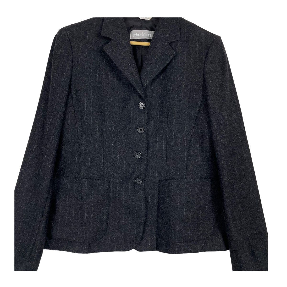 Designer × Max Mara 💥MAX MARA LINEN BUTTON JACKET Size M / US 6-8 / IT 42-44 - 5 Thumbnail