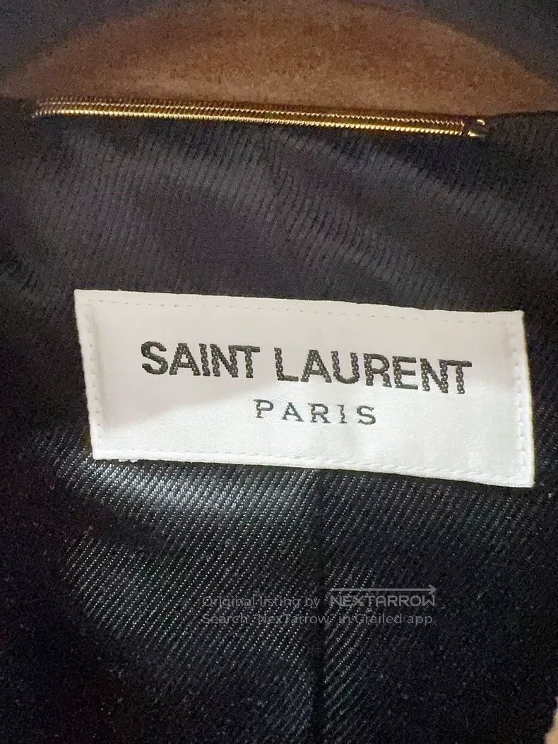 Saint Laurent Paris Saint Laurent Paris Suede Jacket Size S / US 4 / IT 40 - 3 Thumbnail