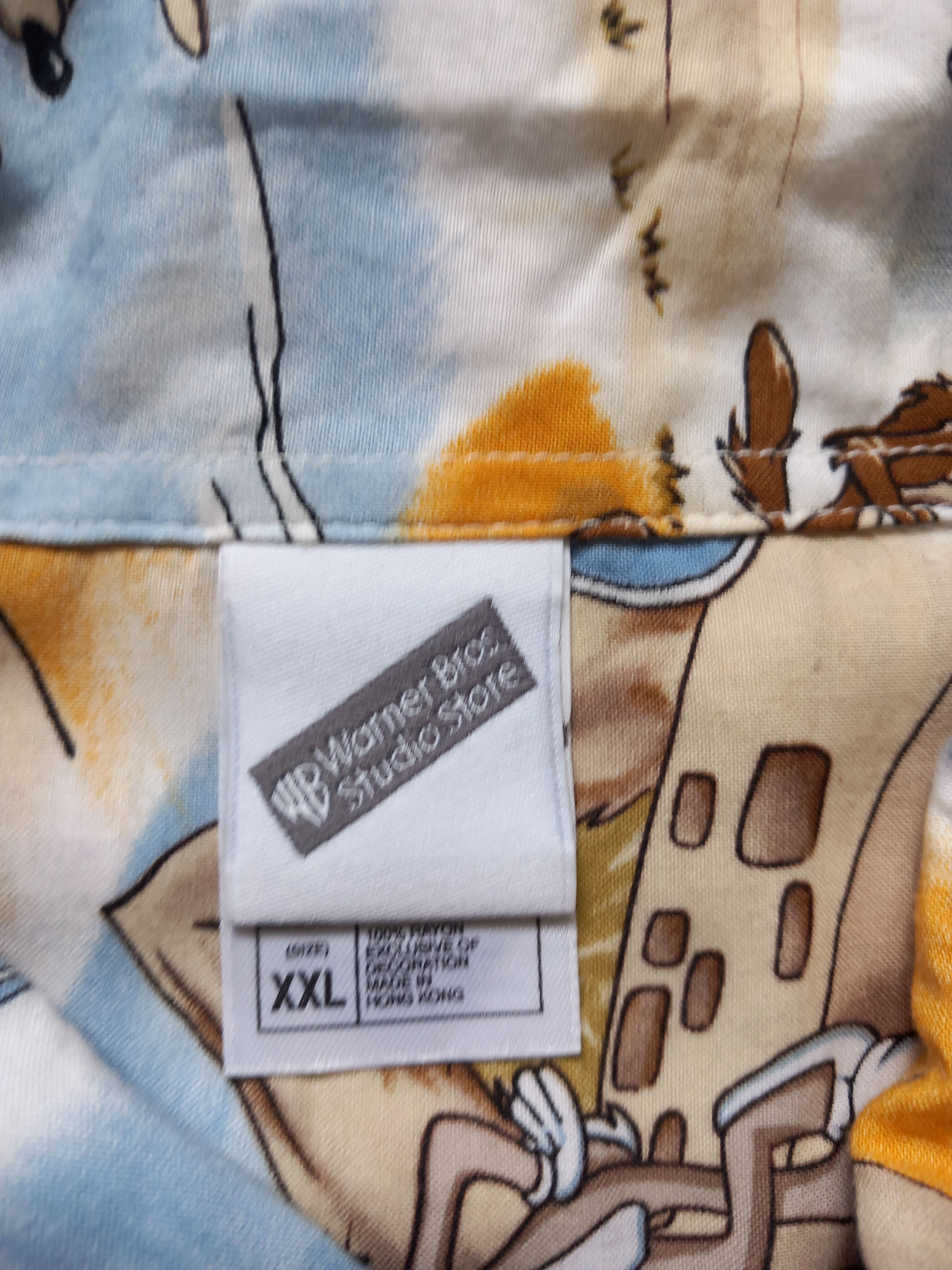 Warner Bros Looney Tunes vintage shirt sleeve shirt 2000 XXL Size US XXL / EU 58 / 5 - 2 Thumbnail