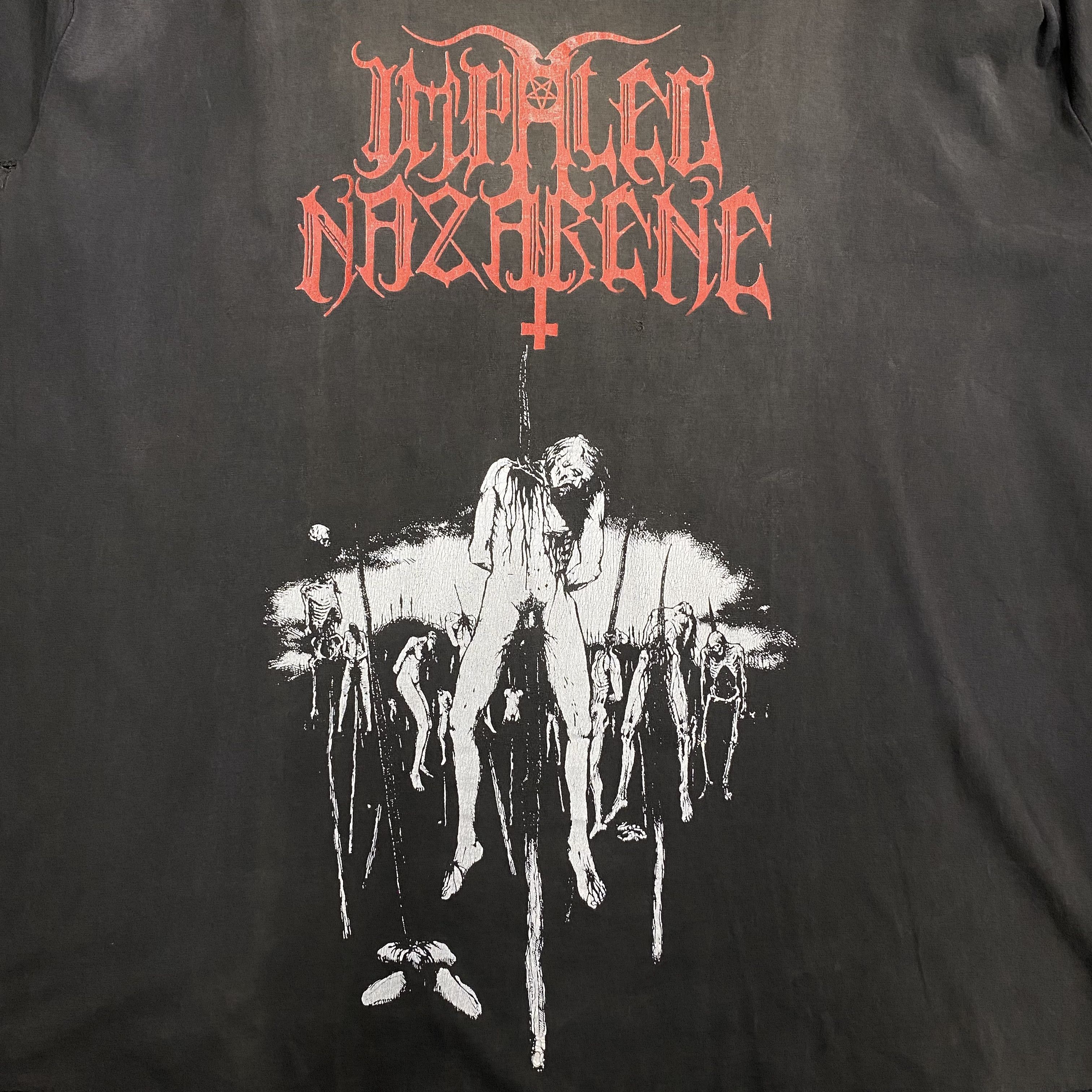 Band Tees Impaled Nazarene Kill For Satan Vintage 90s Size US L / EU 52-54 / 3 - 2 Thumbnail