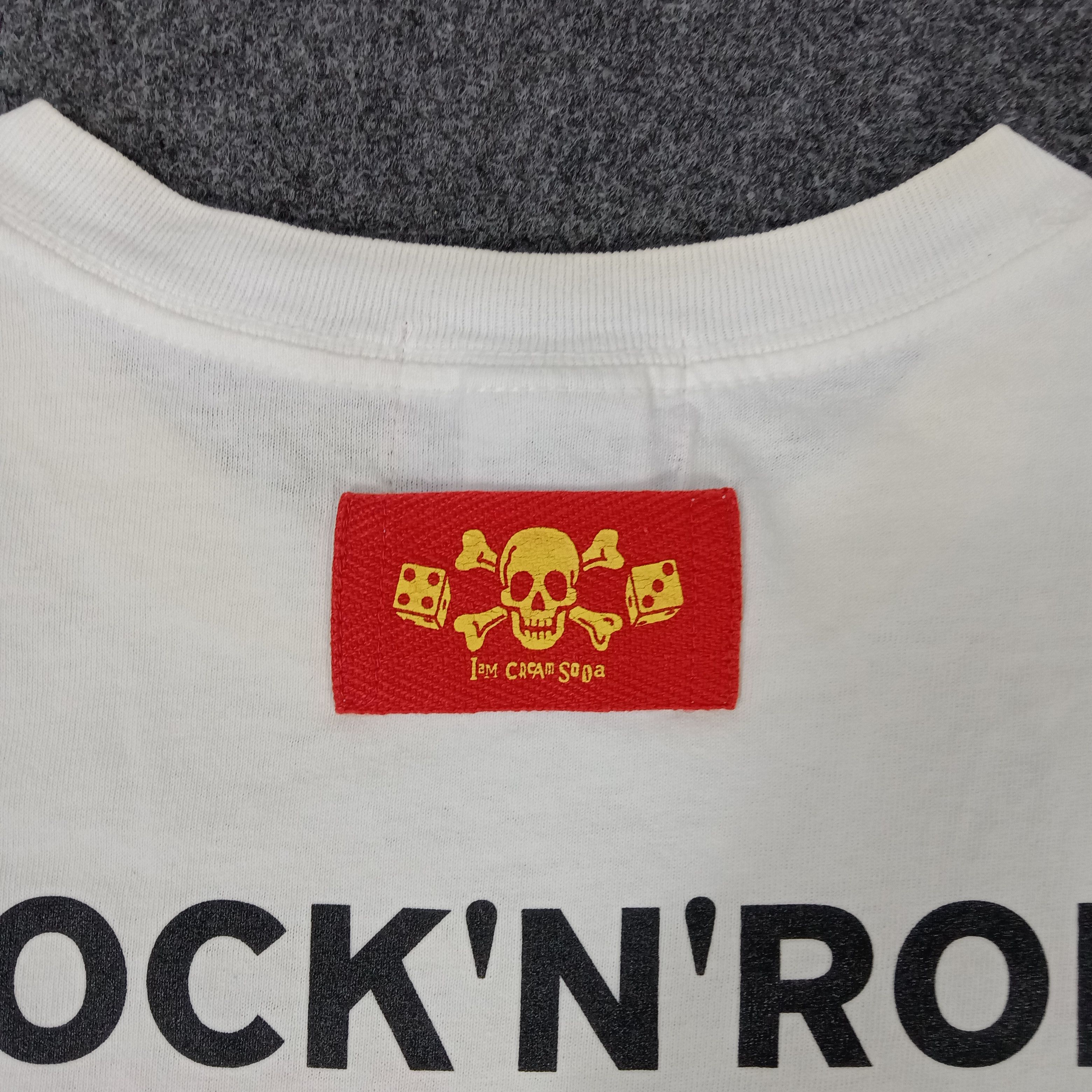 Japanese Brand × Vintage Cream Soda Rock 'N' Roll Japanese Brand Tshirt Size US M / EU 48-50 / 2 - 6 Thumbnail