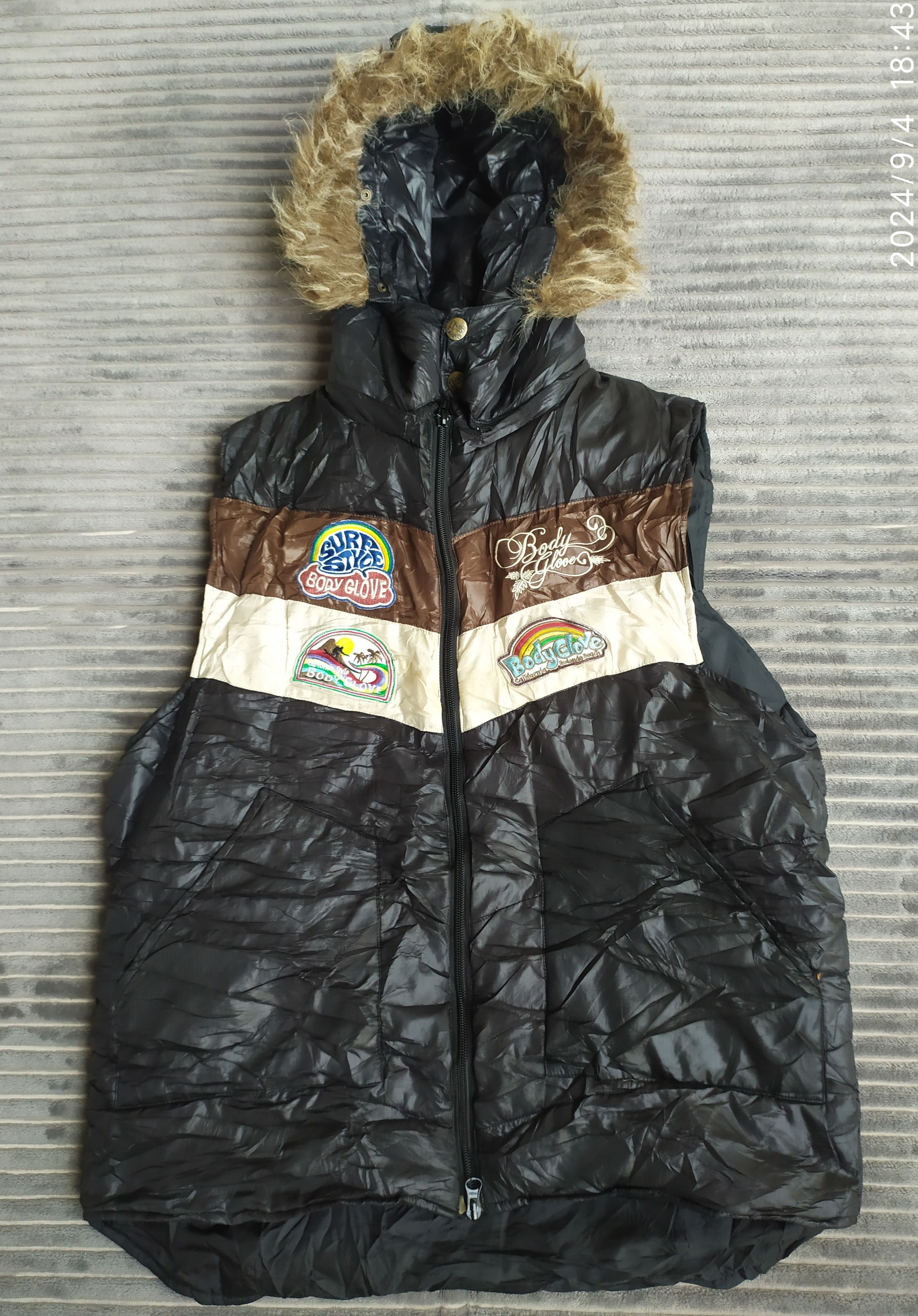 If Six Was Nine × Japanese Brand Vintage Body Glove Hoodie fur Vest jacket Size US L / EU 52-54 / 3 - 1 Thumbnail