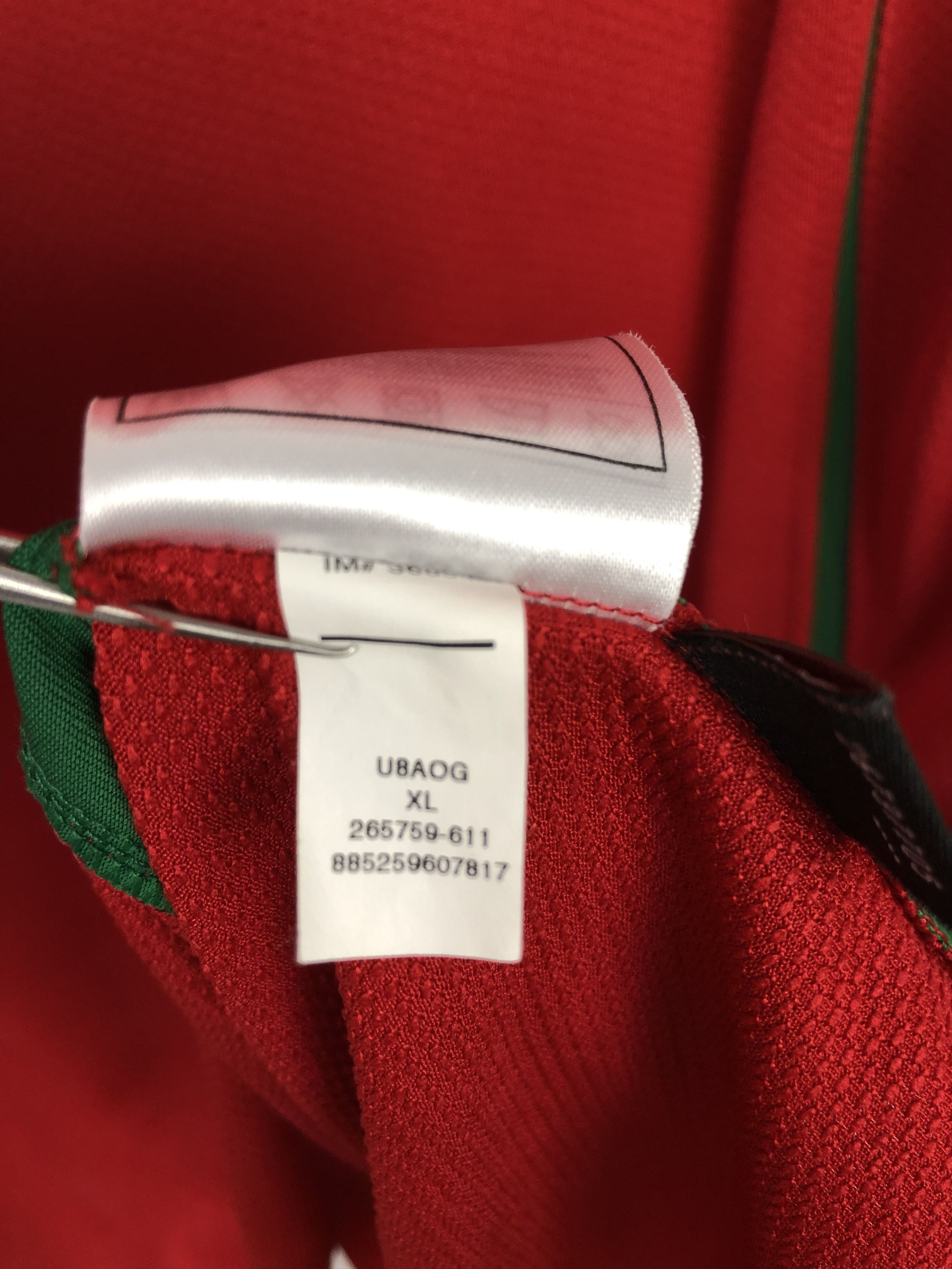 Portugal Home football shirt 2008 Nike Soccer Jersey