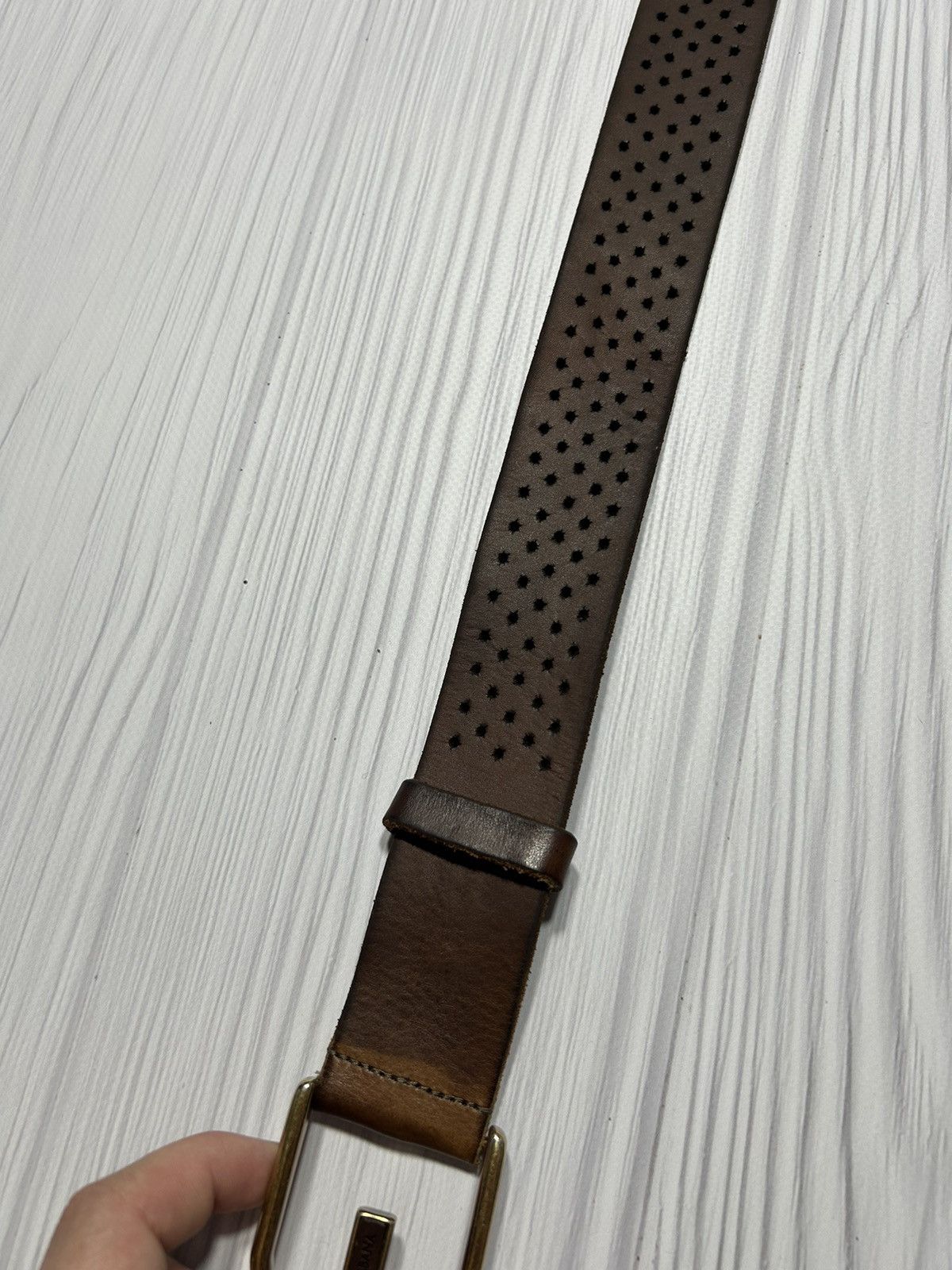 Dolce & Gabbana Vintage Y2K Dolce Gabbana Leather Belt Length 95cm Size ONE SIZE - 5 Thumbnail