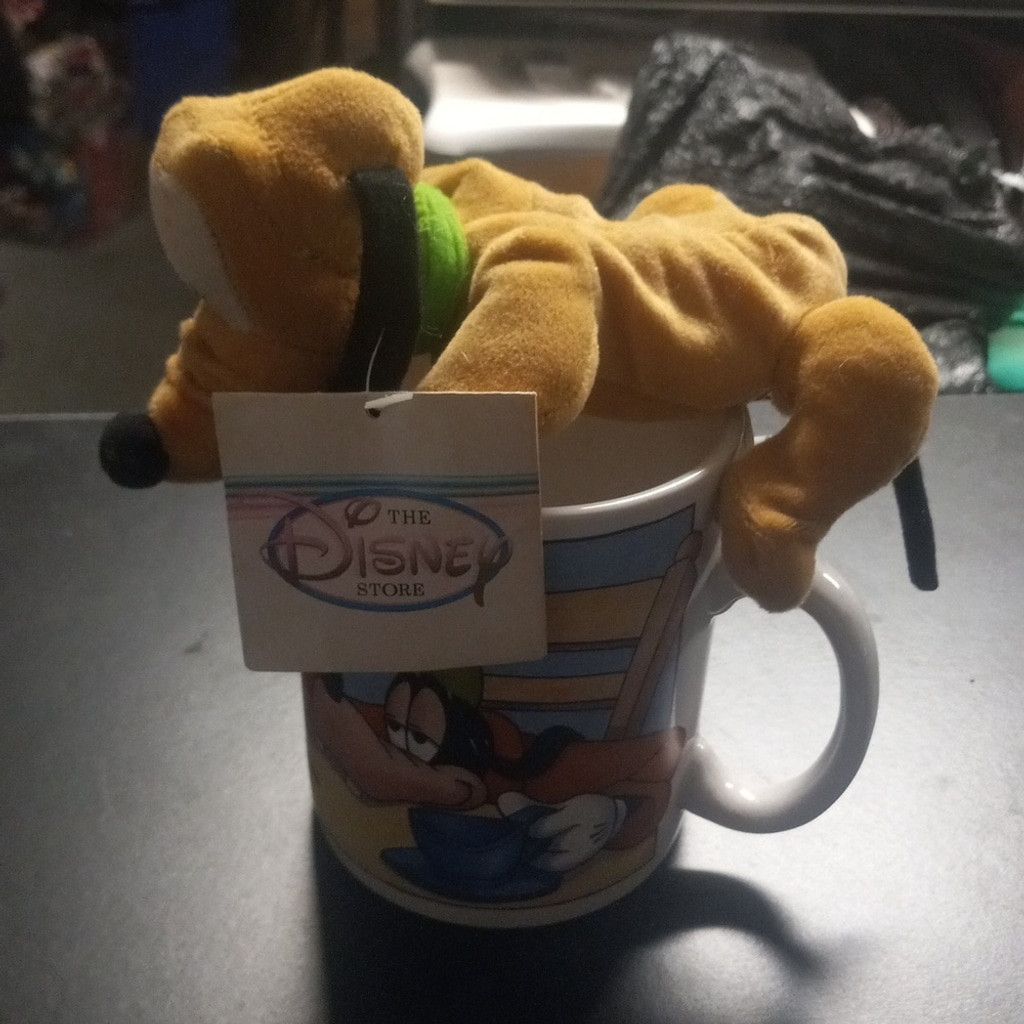Disney Authintic Disney Pluto Bean Bag Animal & Coffee Mug Set Size ONE SIZE - 2 Thumbnail