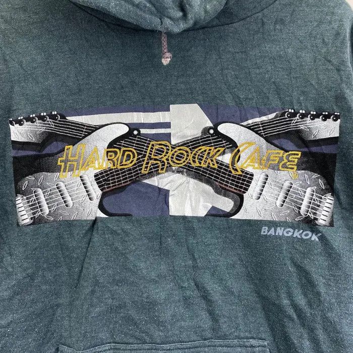 Hard Rock Cafe Vtg 90’ HARD ROCK CAFE Bangkok Edition Hoodie Sweatshirt Size US L / EU 52-54 / 3 - 4 Thumbnail