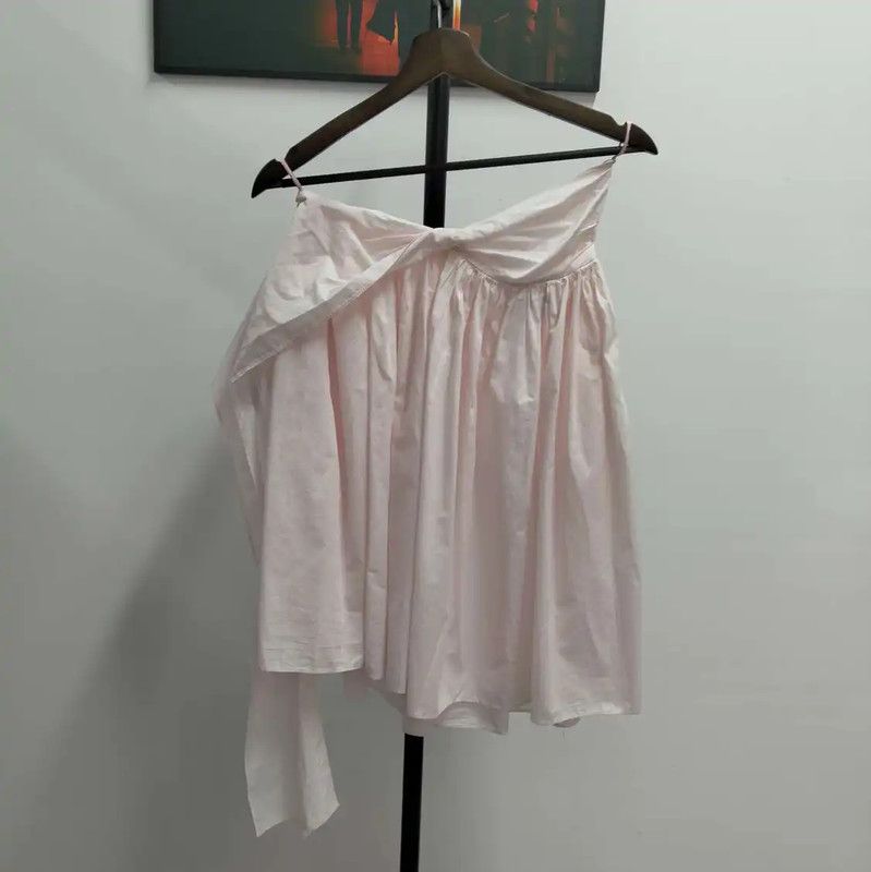 Miu Miu Miu Miu Pink Cotton Summer Skirt 0089 Size 42" / US 20 - 1 Thumbnail