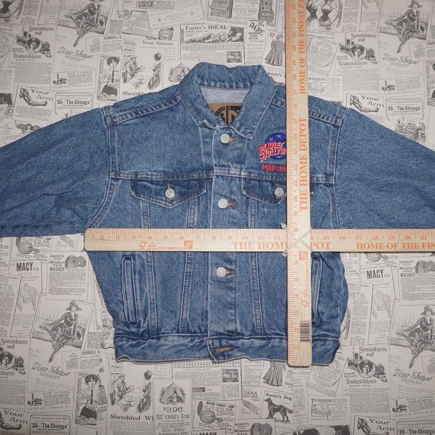 Planet Hollywood 6 - Vintage Y2K Planet Hollywood embroider 90s denim jacket Size M / US 6-8 / IT 42-44 - 4 Thumbnail