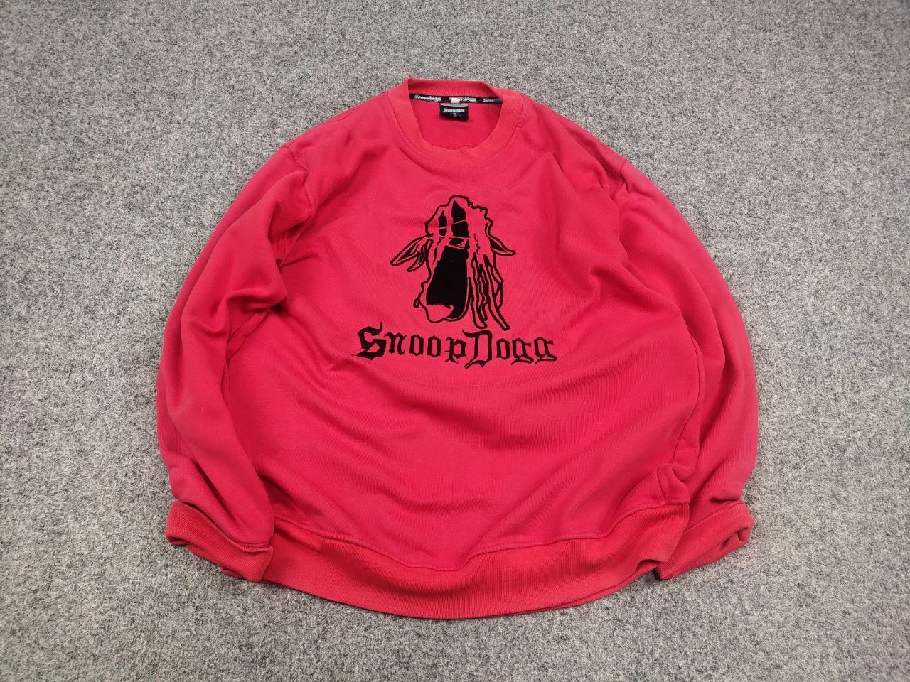 Snoop Dogg Vintage Snoop Dogg Rap Baggy Red Embroidered Logo Sweatshirt Size US M / EU 48-50 / 2 - 2 Thumbnail