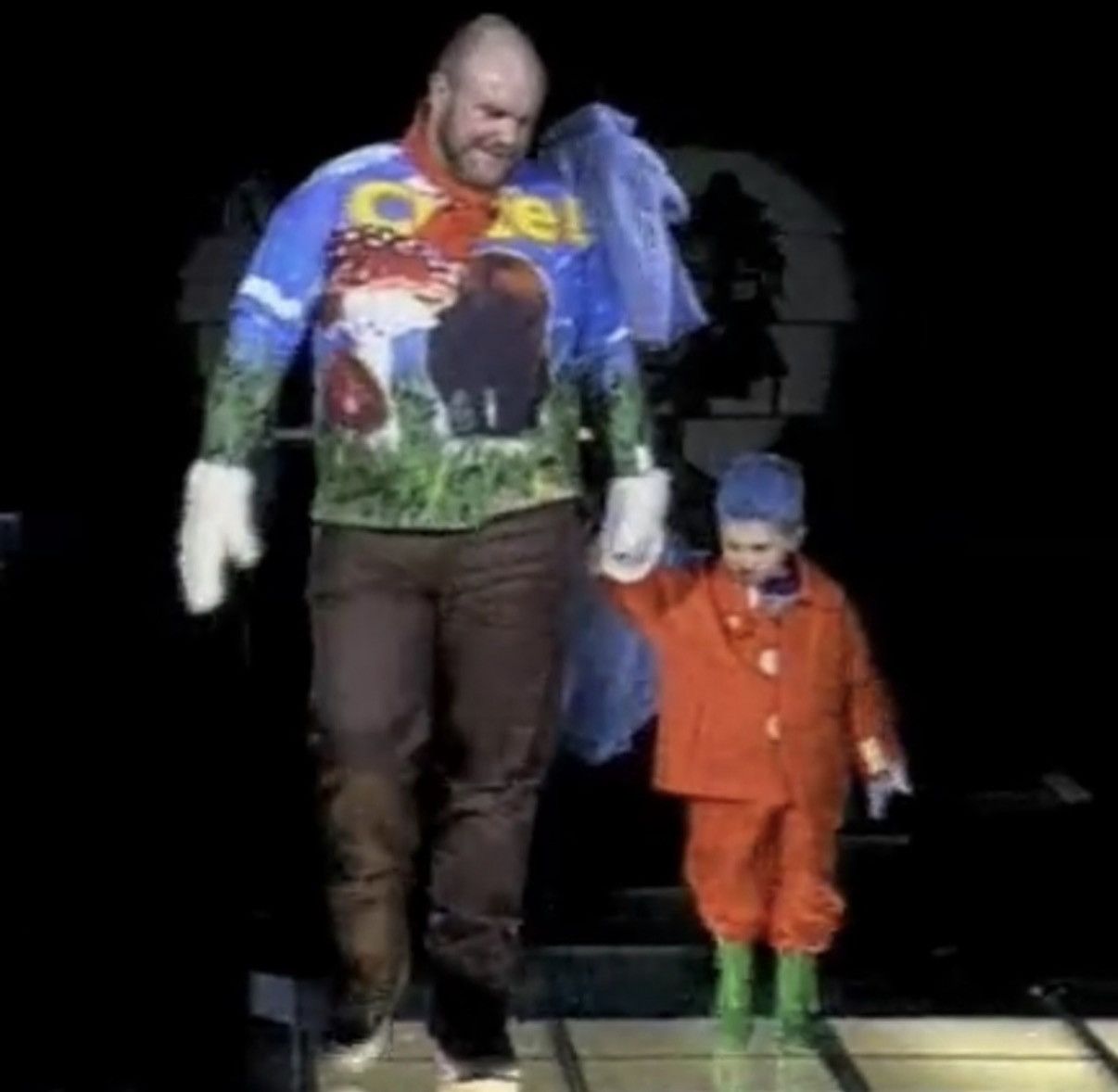 Walter Van Beirendonck FW1996 Runway W&LT Cute! Bear Sweatshirt Size US XL / EU 56 / 4 - 9 Thumbnail