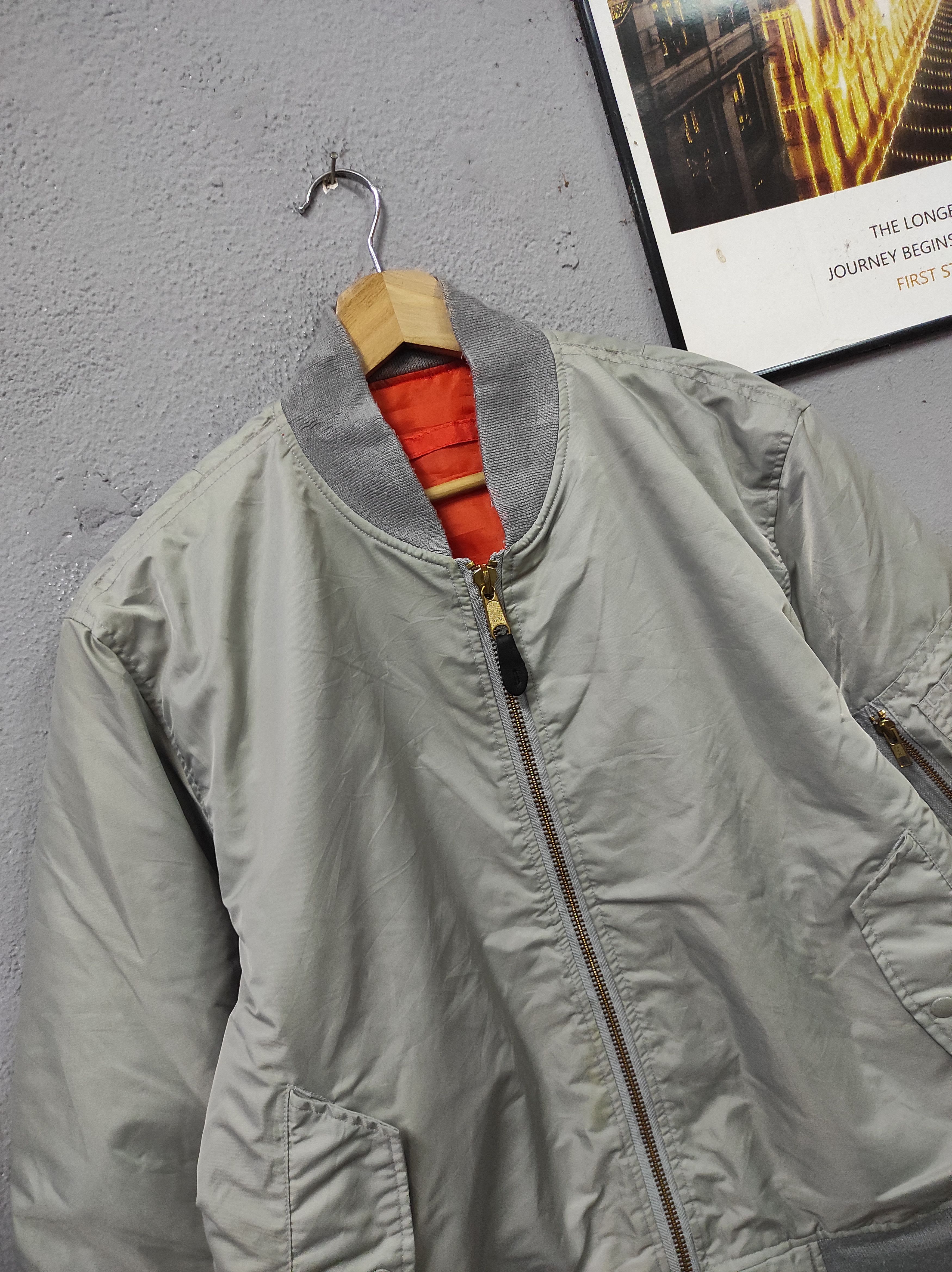 Other AIR FORCE TYPE MA 1 REVESIBLE BOMBER JACKET Size US L / EU 52-54 / 3 - 3 Thumbnail