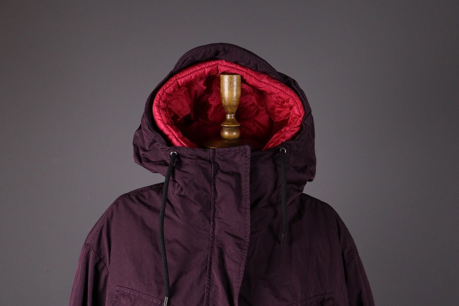 Aspesi Aspesi Thermore Purple Cargo Hooded Insulated Jacket Size S Size S / US 4 / IT 40 - 2 Thumbnail