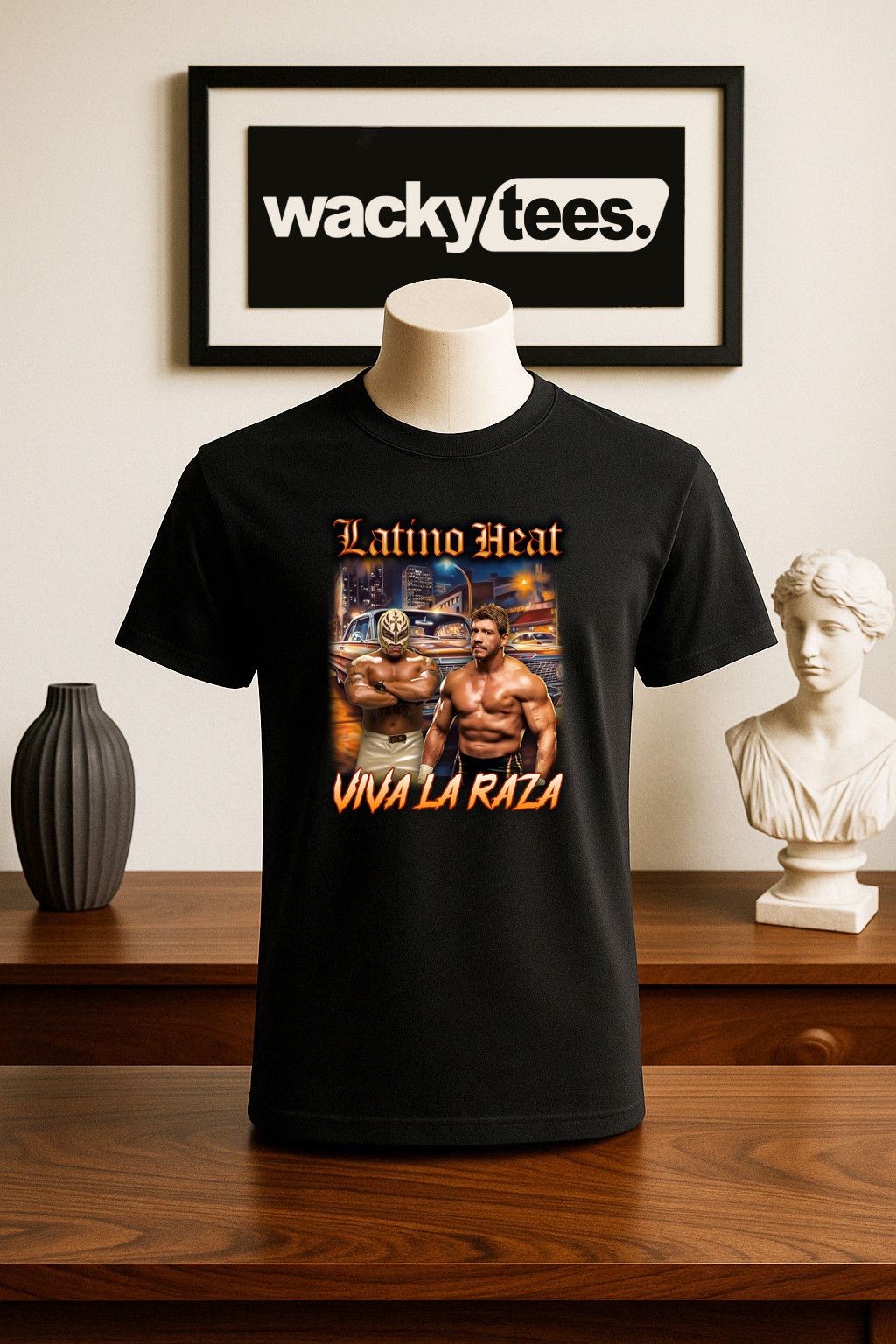 Other Latino Heat Viva La Raza Lowrider Eddie Graphic Tee Shirt Size US L / EU 52-54 / 3 - 1 Thumbnail