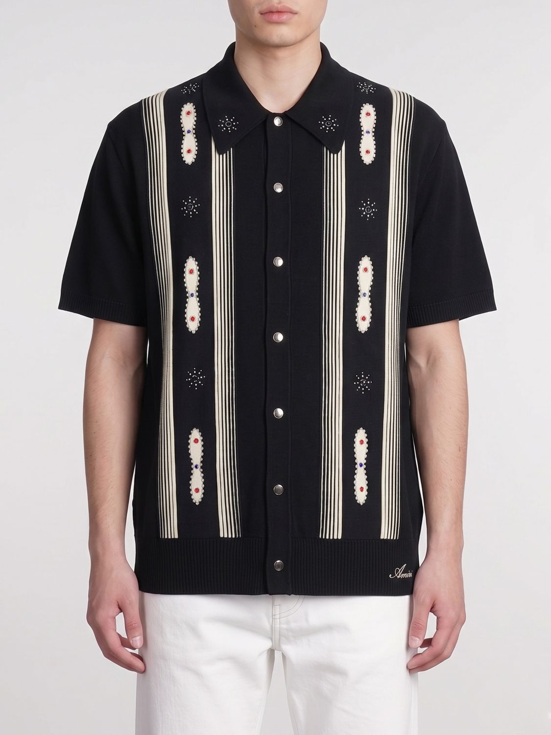 Amiri Amiri Shirt Men Black Size US M / EU 48-50 / 2 - 1 Thumbnail