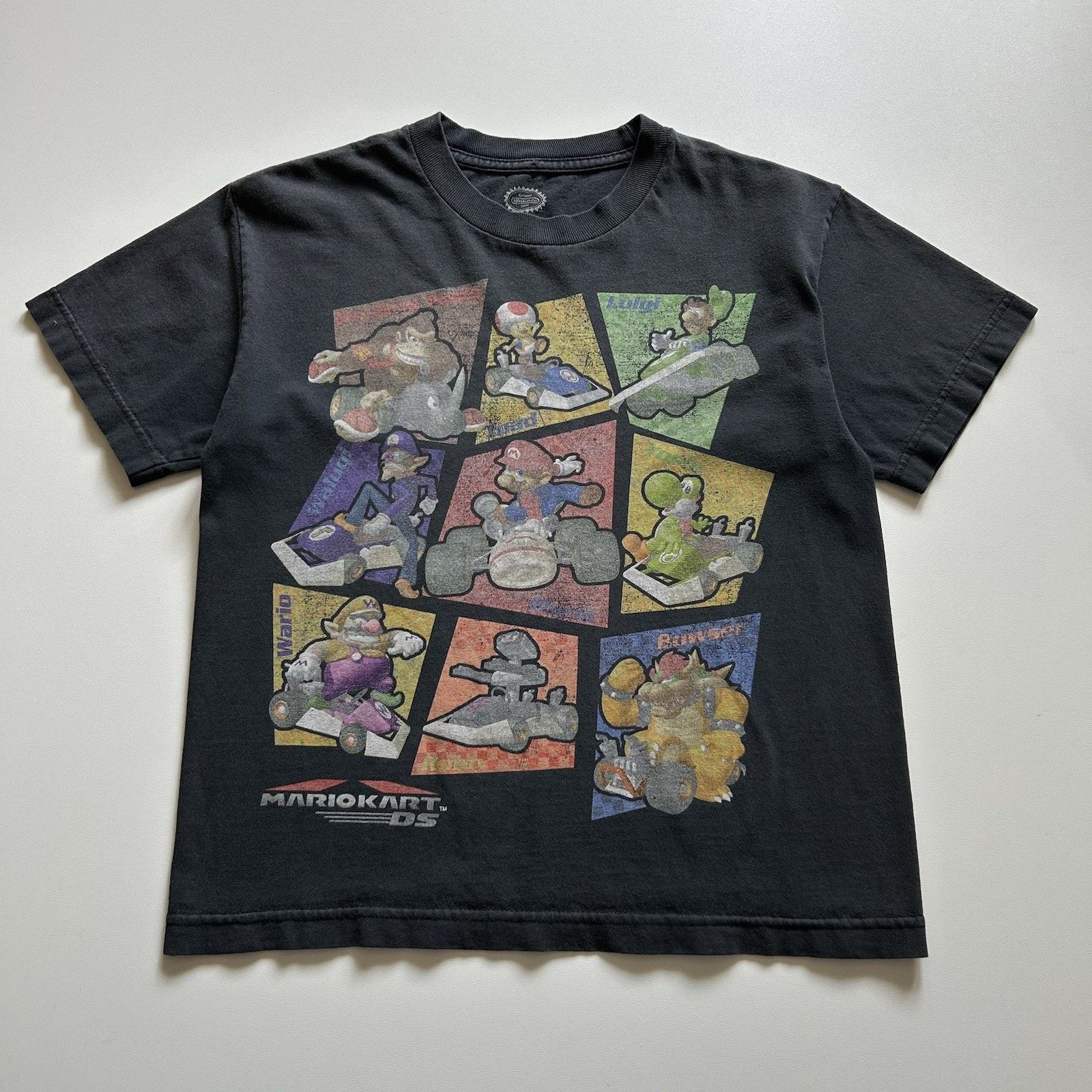Nintendo Vintage Nintendo Mario Kart DS T-Shirt XS Y2K Faded Black Size US XS / EU 42 / 0 - 1 Thumbnail