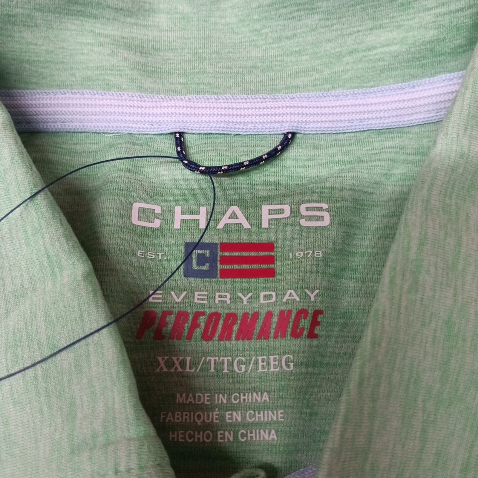 Chaps Chaps Performance Polo Shirt Men's Size 2XL Jade Size US XXL / EU 58 / 5 - 4 Thumbnail
