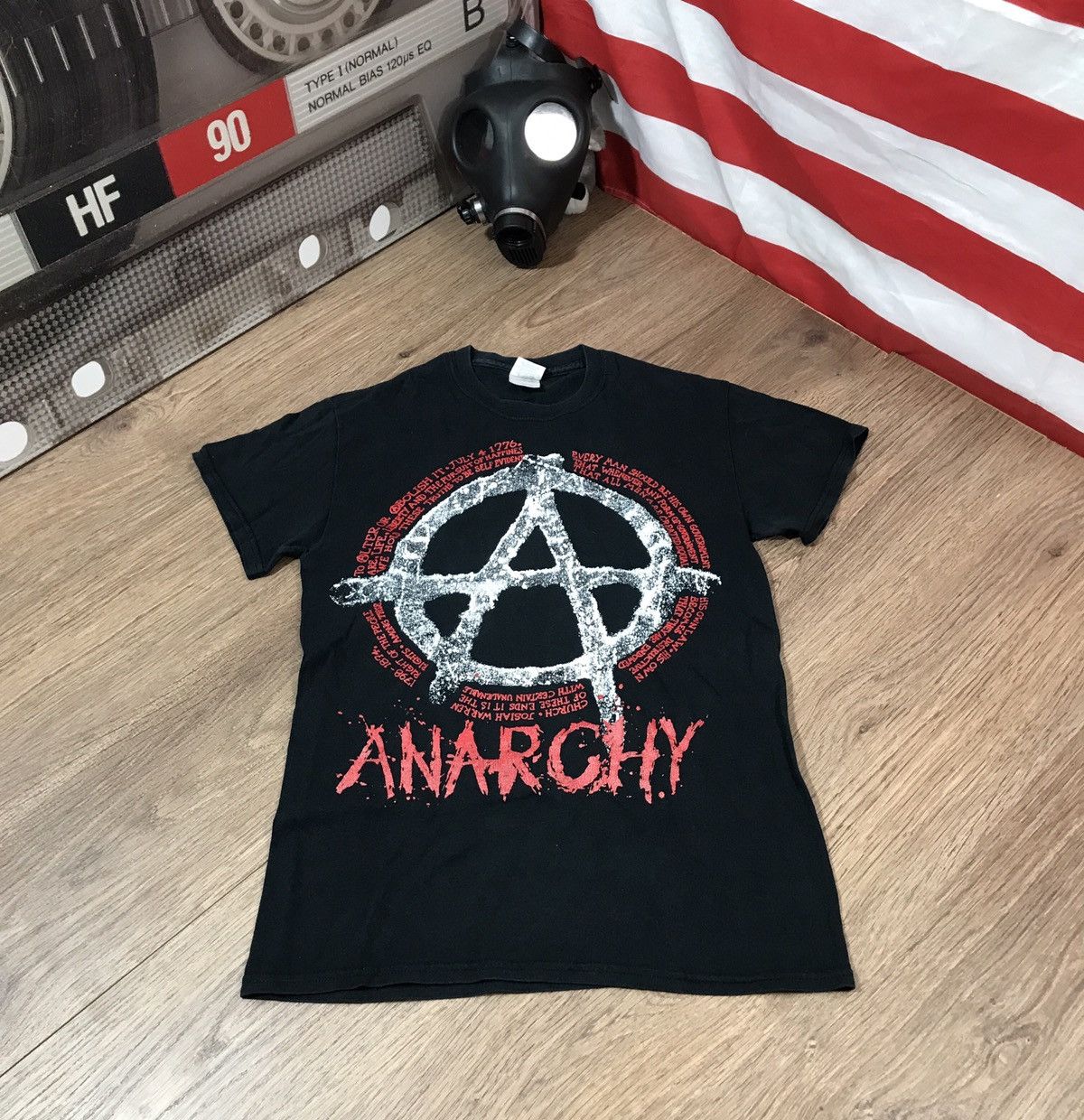 Vintage Vintage Anarchy T Shirt Size US S / EU 44-46 / 1 - 1 Thumbnail