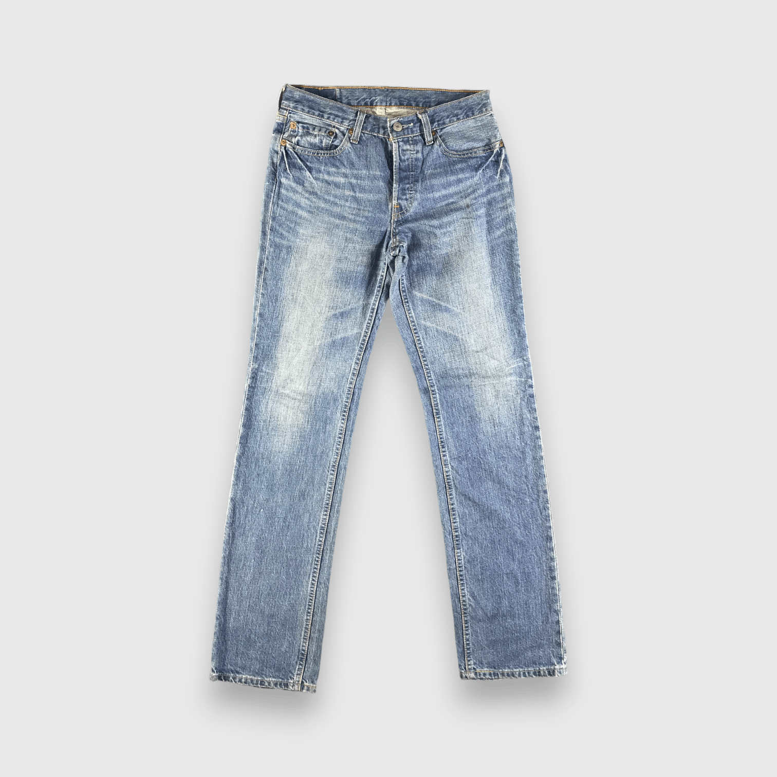 Levi's 90s Vintage Blue Wash Levis 501 Jeans-J3622 Size 29" - 1 Thumbnail