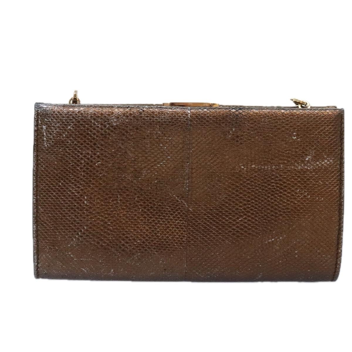 Salvatore Ferragamo Salvatore Ferragamo Gancini Chain Shoulder Bag Leather Brown Size ONE SIZE - 2 Thumbnail