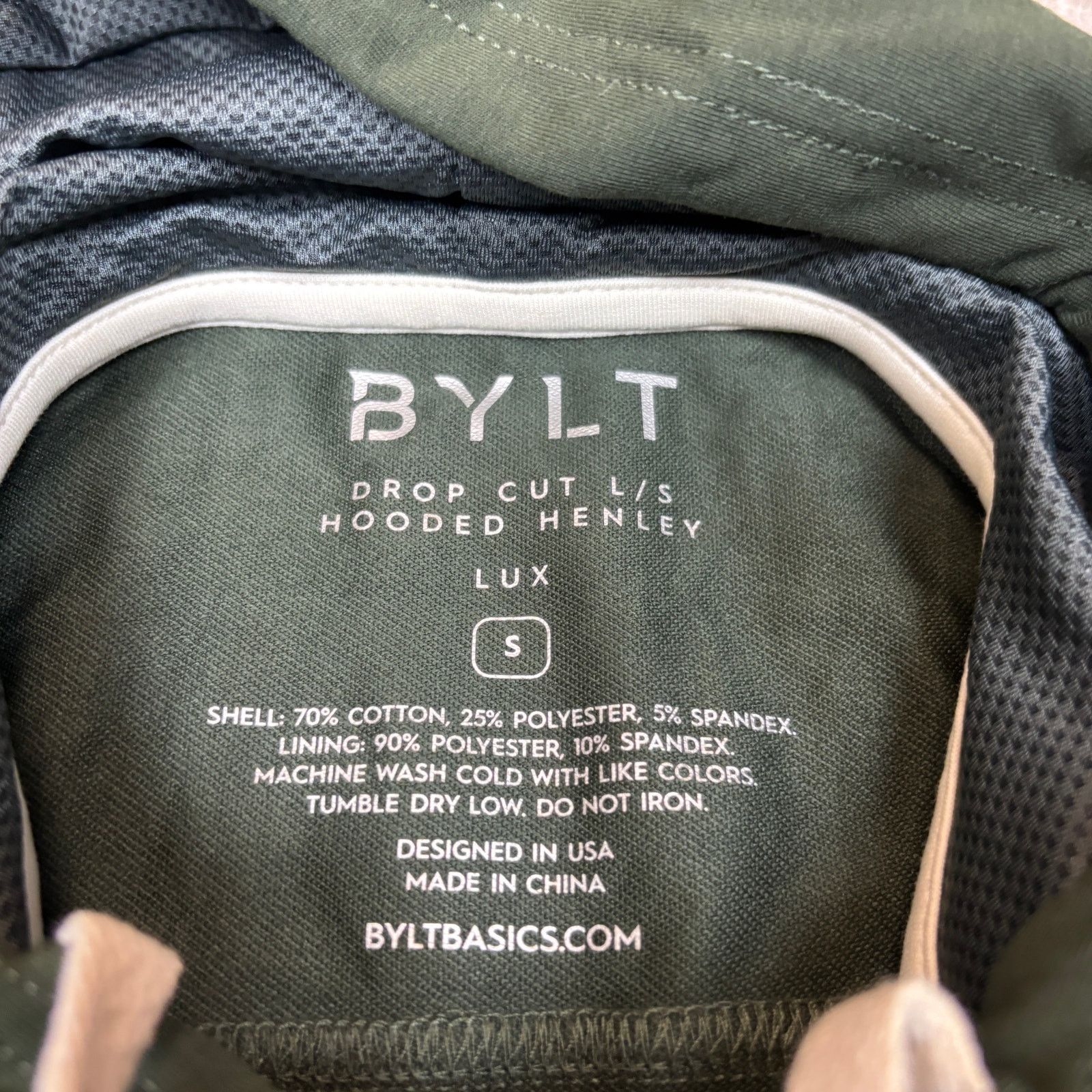 Other NWT Bylt Drop Cut Hooded Henley Men's Small Minimalist Size US S / EU 44-46 / 1 - 4 Thumbnail