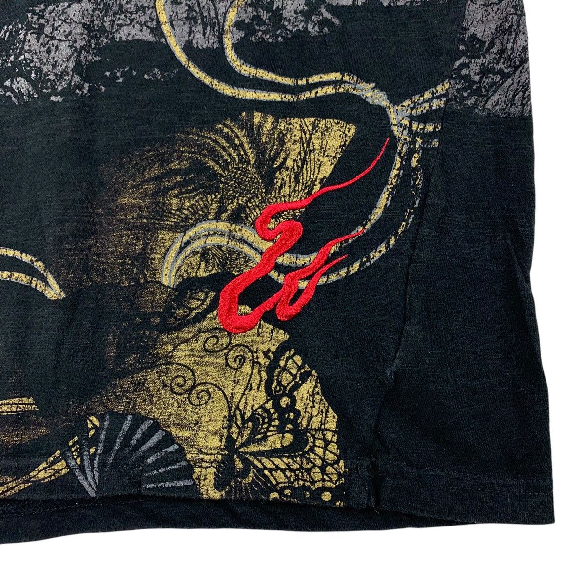 Japanese Brand SUKAJAN japanese culture dragon design tee Size US M / EU 48-50 / 2 - 8 Thumbnail