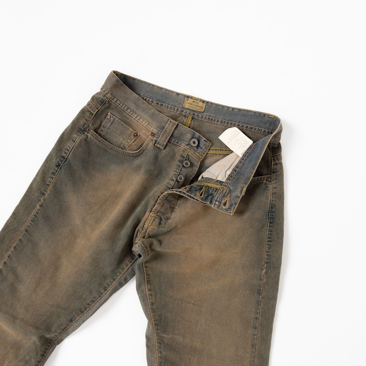 Jack & Jones Jack & Jones BAIT Mens Vintage Wide Leg Jeans Distressed Size US 33 - 3 Thumbnail