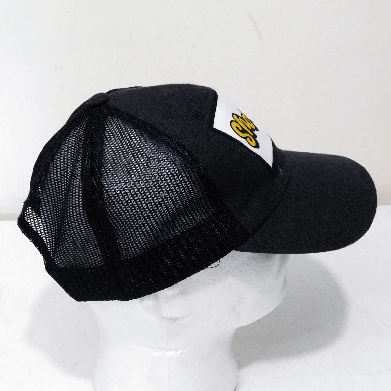 Other Shoddy Brand Trucker Hat Mesh Back Black Yellow Logo Patch Size ONE SIZE - 3 Thumbnail