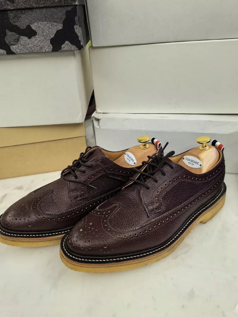 Thom Browne Thom Browne Brown leather shoes Size US 8 / EU 41 - 2 Thumbnail